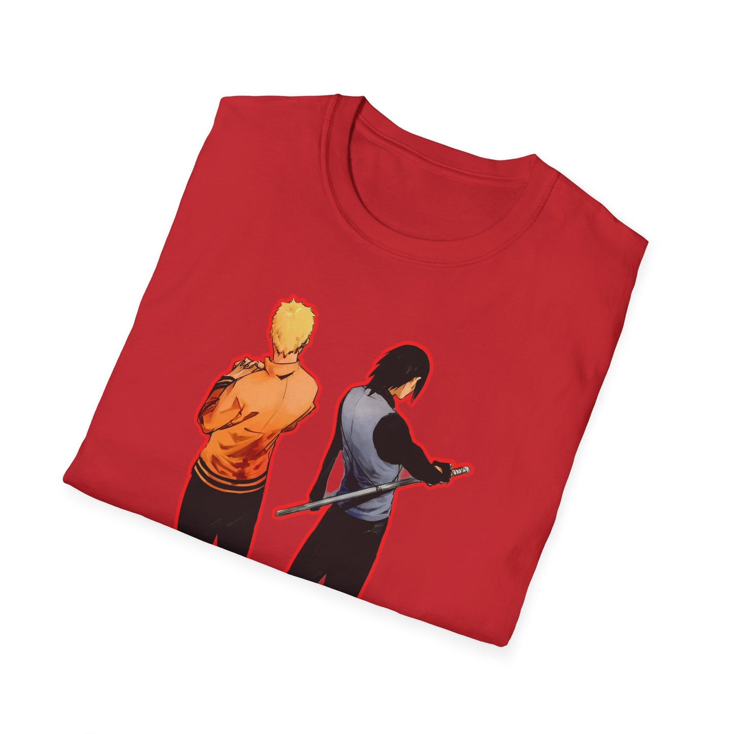 Dynamic Duo Naruto Unisex T-Shirt, Casual Graphic Tee, Perfect Gift for Friends, Birthday Apparel, Fan Merchandise