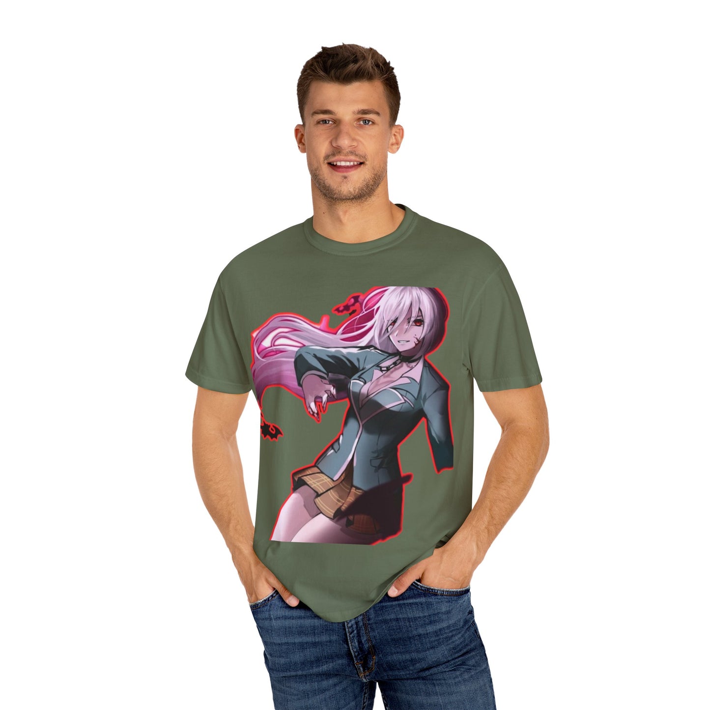 Anime-Themed T-Shirt Featuring Bold Artwork
