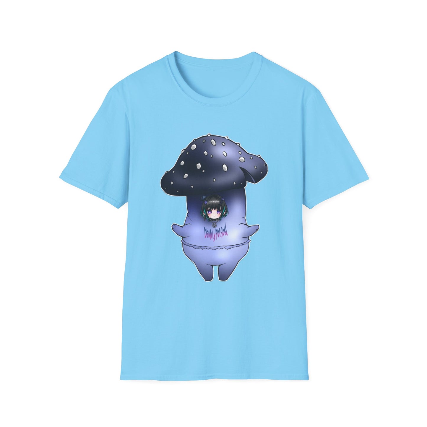 Whimsical Mushroom T-Shirt | Cute Graphic Tee, Softstyle Tee for Festivals, Gifts, Casual Wear, Unisex Apparel