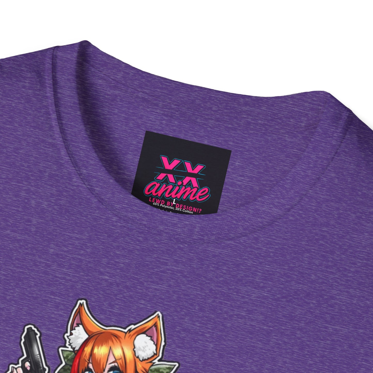 Anime lewd Graphic Tee, Casual Unisex T-Shirt, Trendy Character Shirt, Cute Gift for Anime Lovers, Streetwear for Fans