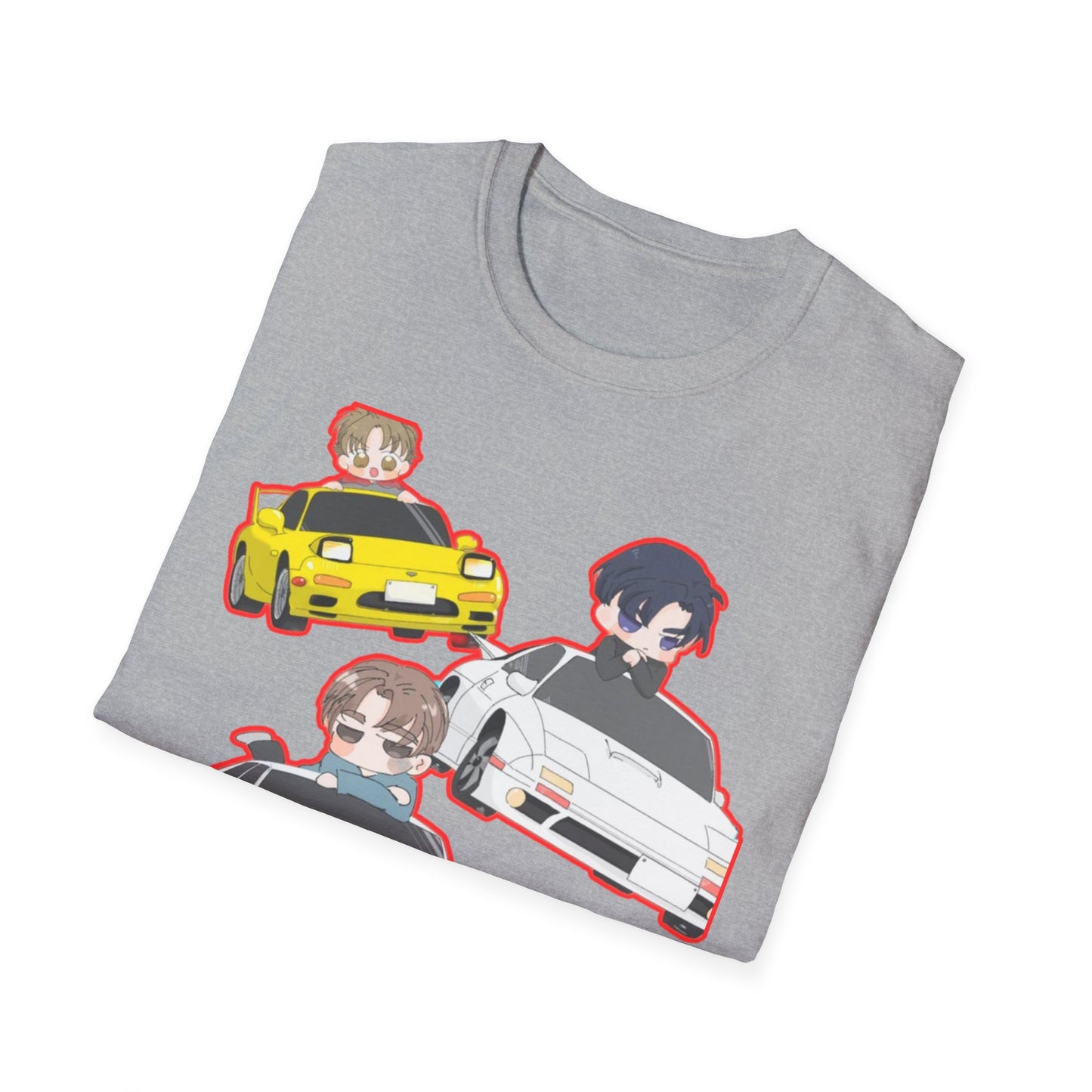 Anime Car initial D 2 Enthusiast T-Shirt, Cool Graphic Tee, Unisex Design, Perfect Gift for Gamers, Casual Streetwear, Fun Summer Shirt
