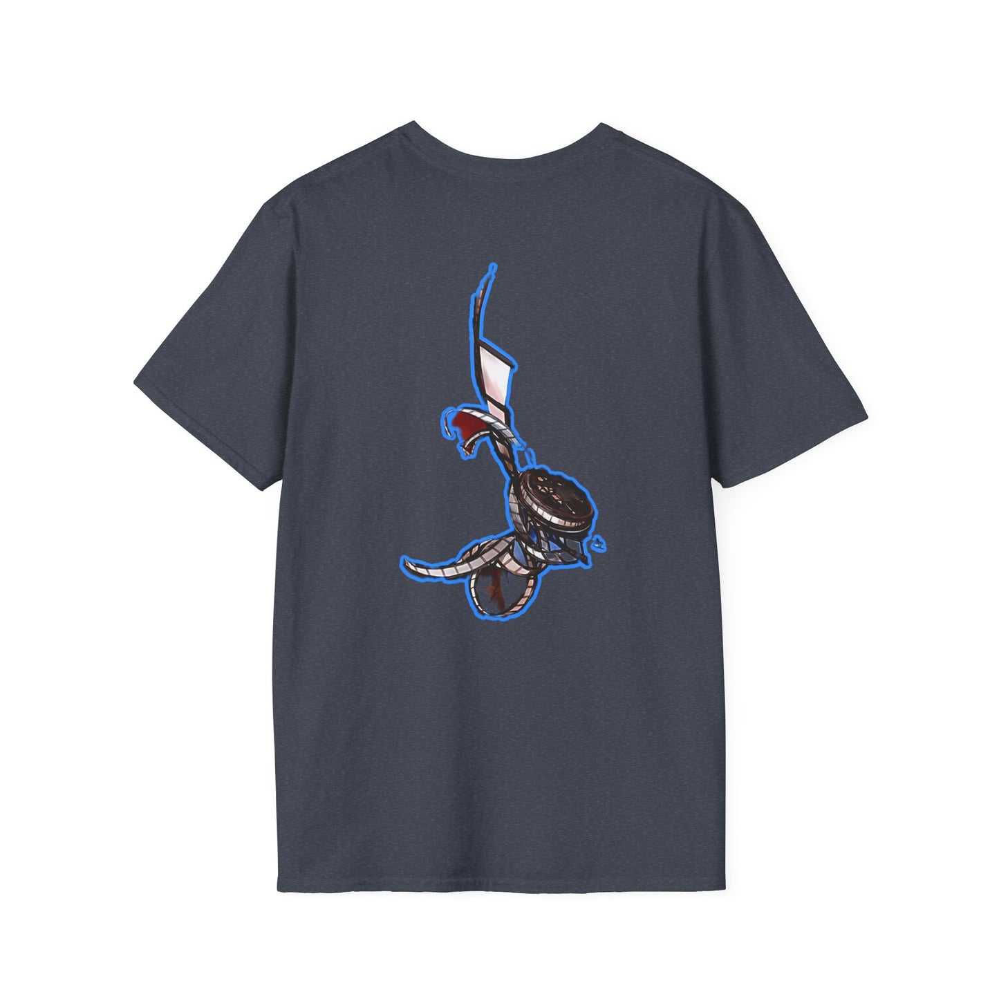 Cute Anime Graphic erased T-Shirt, Unisex Softstyle Tee for Fans, Cozy Everyday Wear, Perfect Gift for Teens, Anime Merchandise
