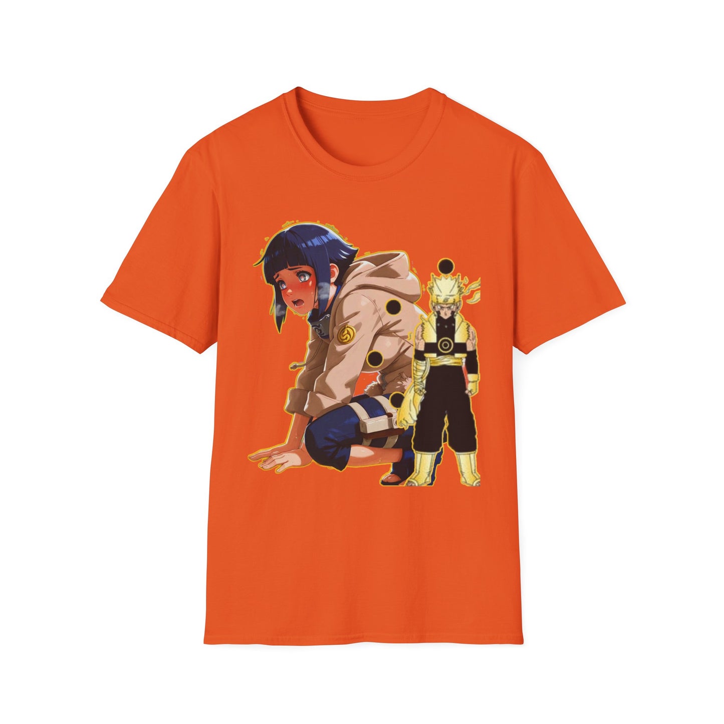Anime-Inspired Naruto 2 Unisex Softstyle T-Shirt, Graphic Tee for Fans, Casual Wear, Gift for Birthdays, Cosplay Outfit, Summer Style