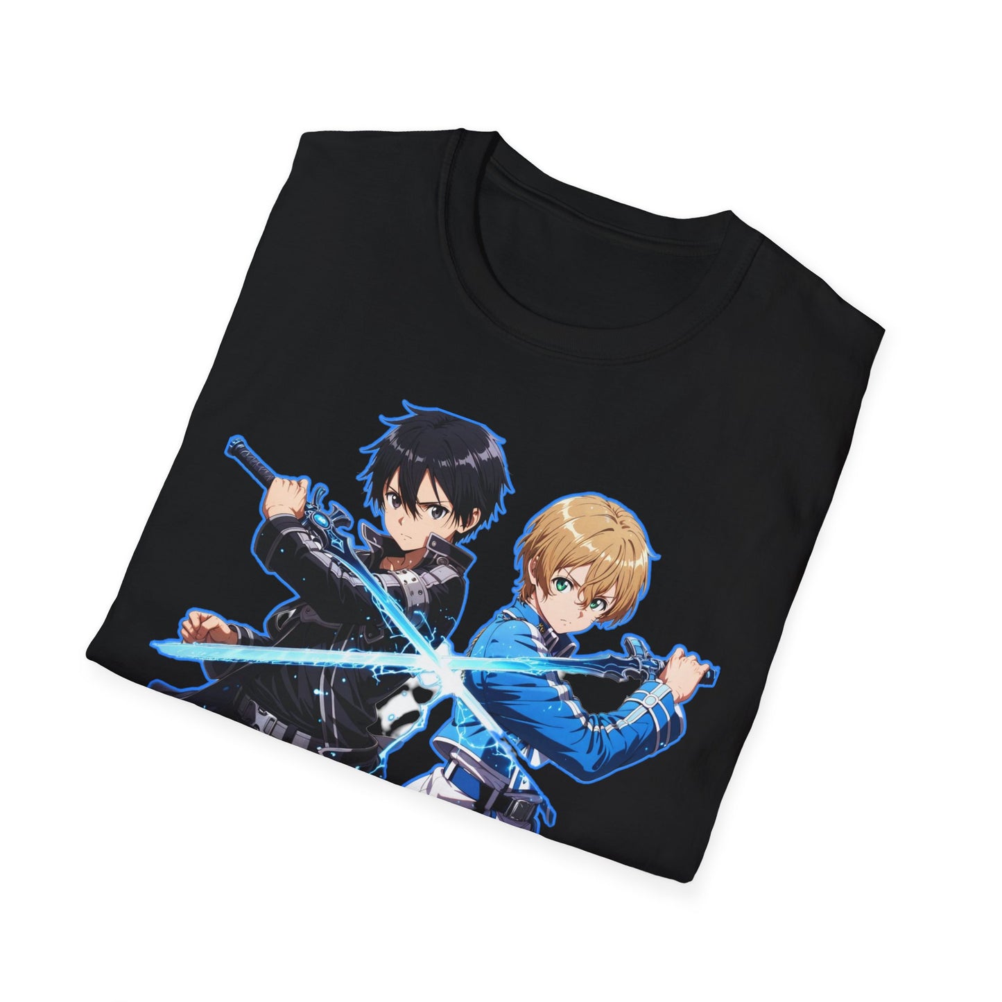Anime-Inspired sao 10 Unisex Softstyle T-Shirt, Casual Wear, Gift for Otaku, Birthday Present, Soft Graphic Tee