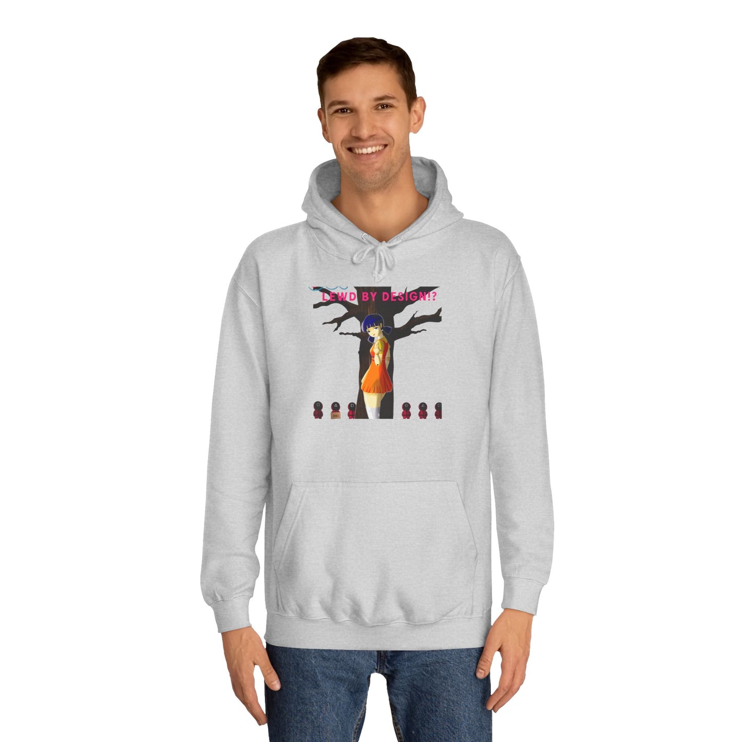 Trendy Anime College Hoodie, Cozy Unisex Sweatshirt, Perfect Gift for Students, Casual Streetwear, Unique Graphic Pullover