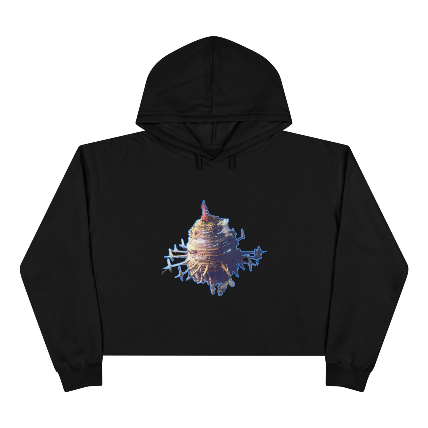 Trendy Crop Hoodie sao 1 with Unique Designs, Anime Aesthetic, Casual Streetwear, Gift for Fans, Fashion Statement