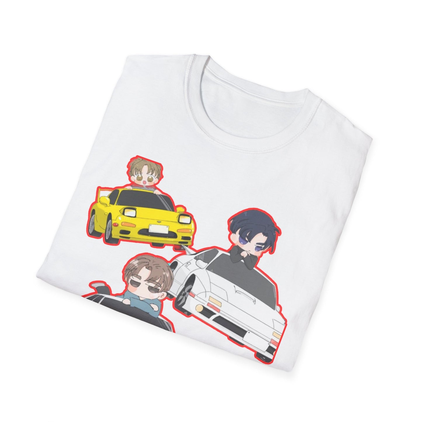 Anime Car initial D 2 Enthusiast T-Shirt, Cool Graphic Tee, Unisex Design, Perfect Gift for Gamers, Casual Streetwear, Fun Summer Shirt