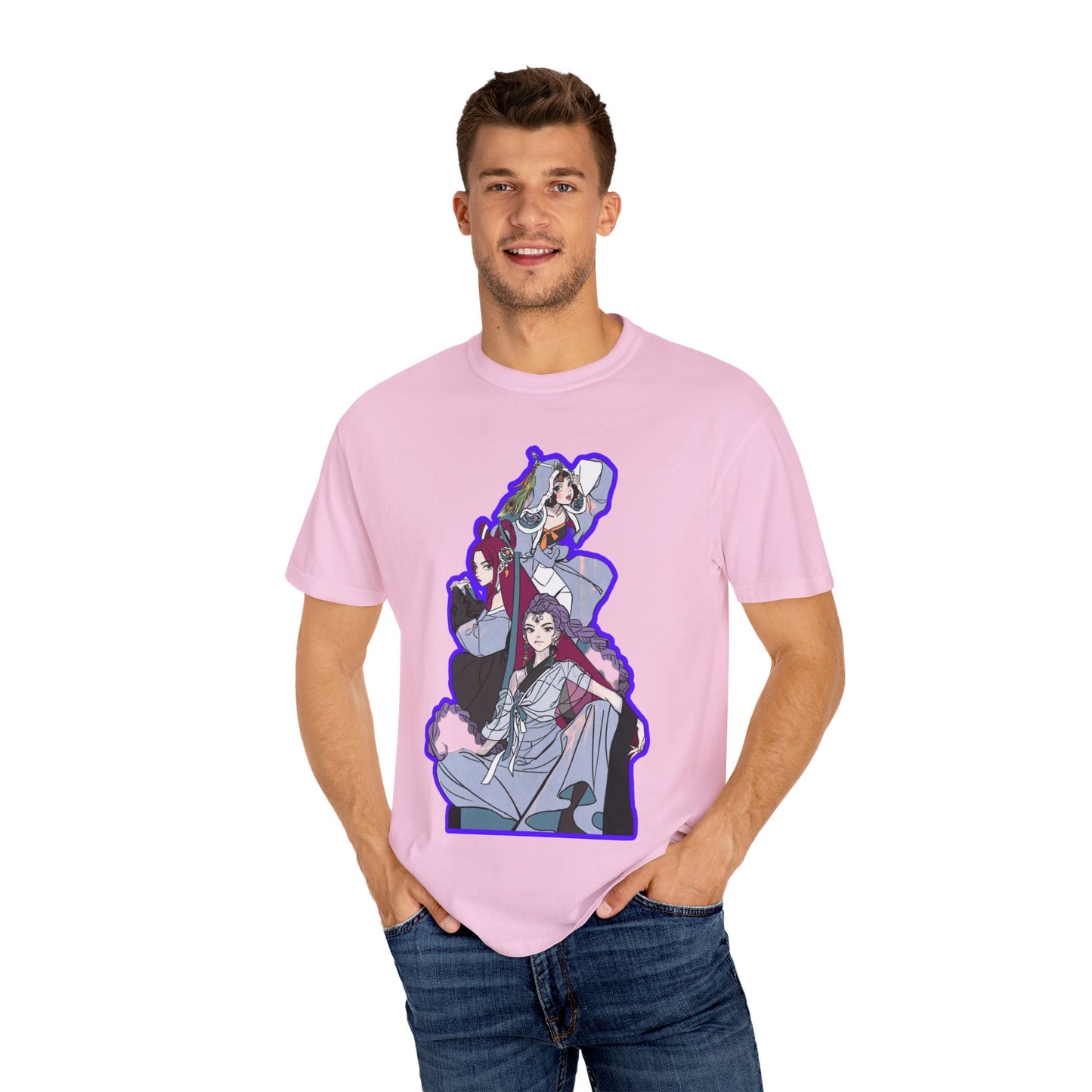 Anime-Inspired kpop Graphic Tee with Bold Text, Perfect for Fans of Japanese Culture, Casual Wear, Anime Conventions, Gift for Otaku