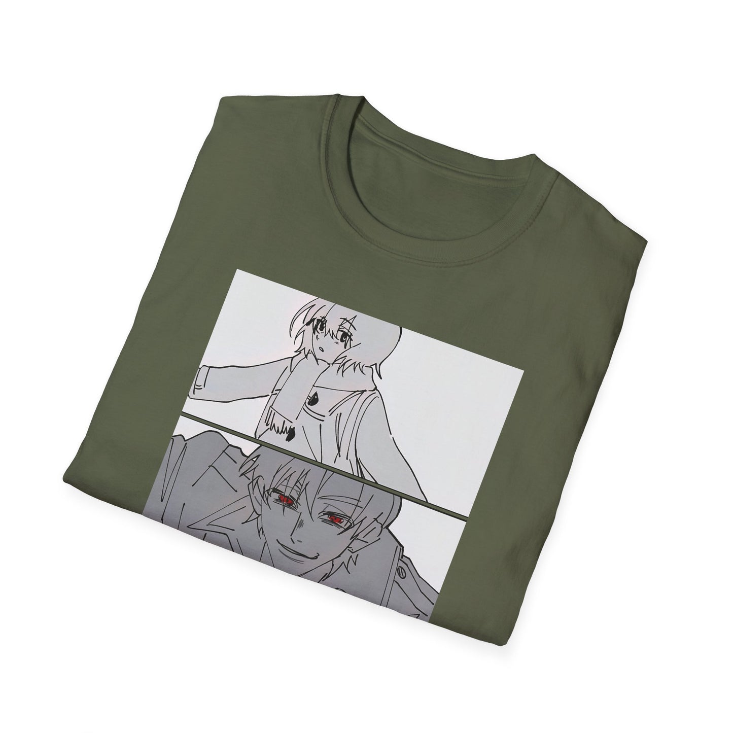 Artistic Unisex erased 2 T-Shirt - Graphic Tee for Anime Lovers, Casual Wear for Parties, Birthdays, and Comic Con