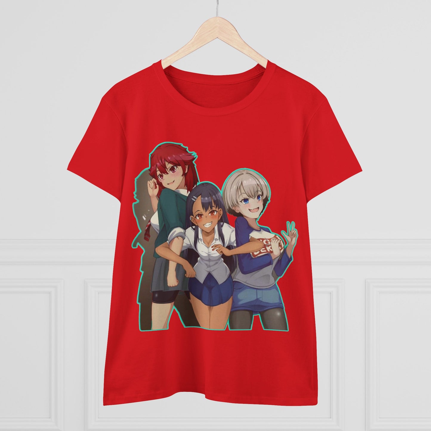 Anime-Inspired Tomo chan is a girl Women's Cotton Tee, Casual Graphic Shirt, Cosplay Tee, Gift for Anime Fans, Cute Manga Shirt