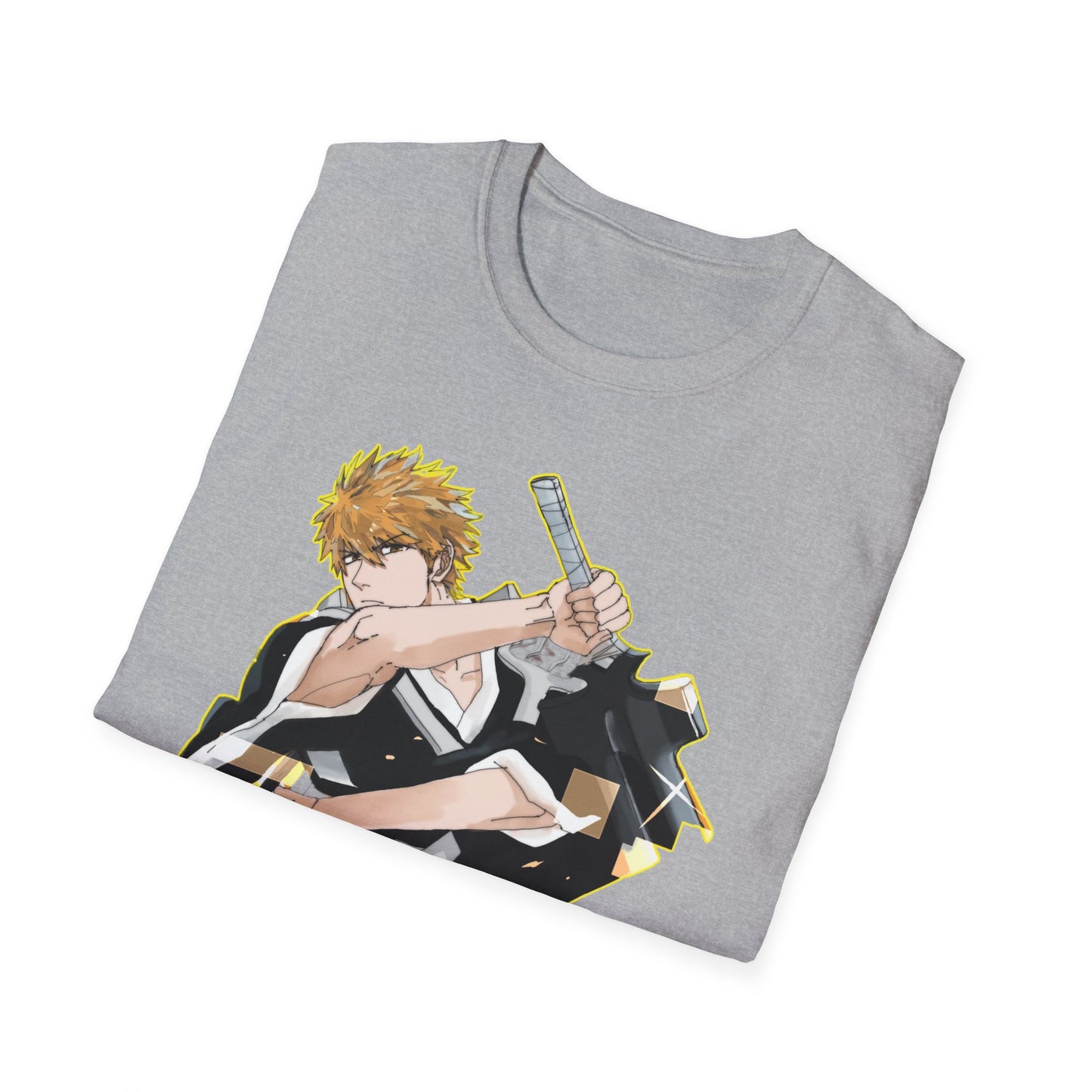 Bleach 12 Anime Unisex T-Shirt, Ichigo Graphic Tee, Softstyle Shirt, Gift for Fans, Casual Wear, Anime Merchandise