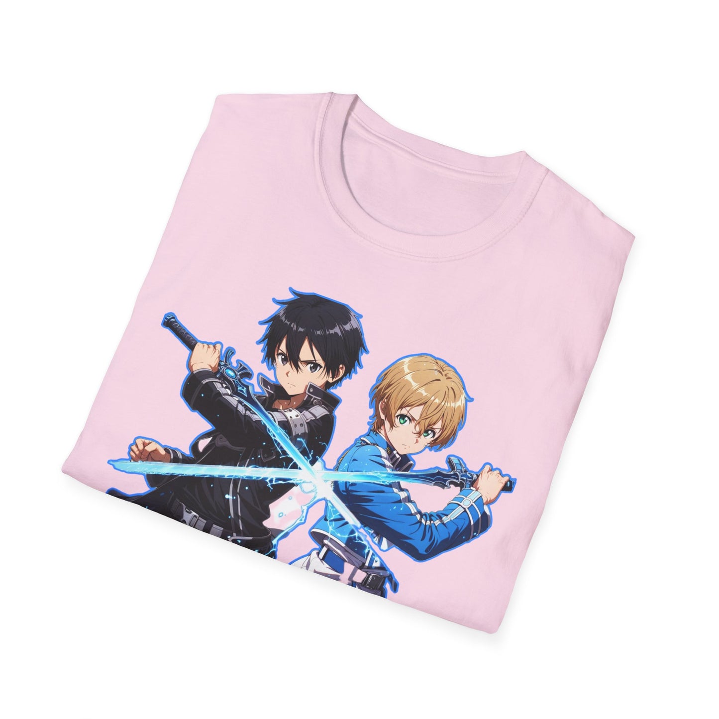 Anime-Inspired sao 10 Unisex Softstyle T-Shirt, Casual Wear, Gift for Otaku, Birthday Present, Soft Graphic Tee