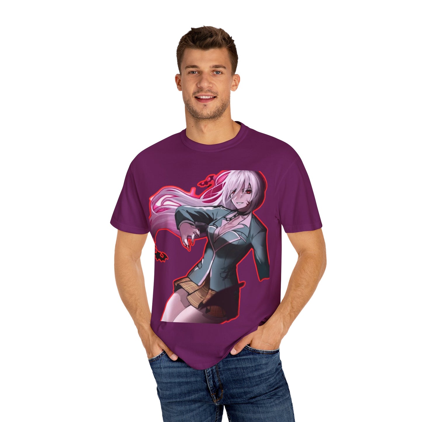 Anime-Themed T-Shirt Featuring Bold Artwork