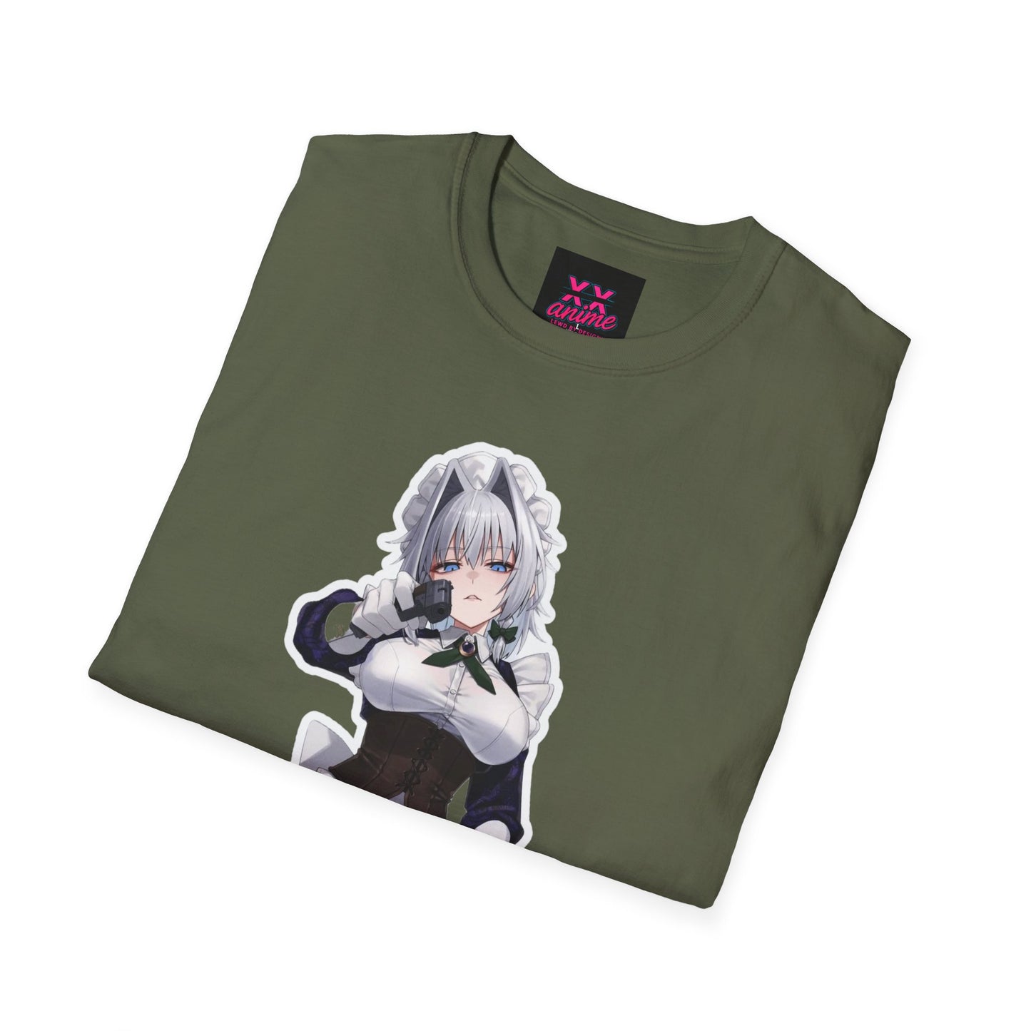 Anime-Inspired Unisex lewd gun T-Shirt - Fun, Playful Design, Perfect for Anime Lovers, Cosplay, Gifts, Casual Wear, and Conventions