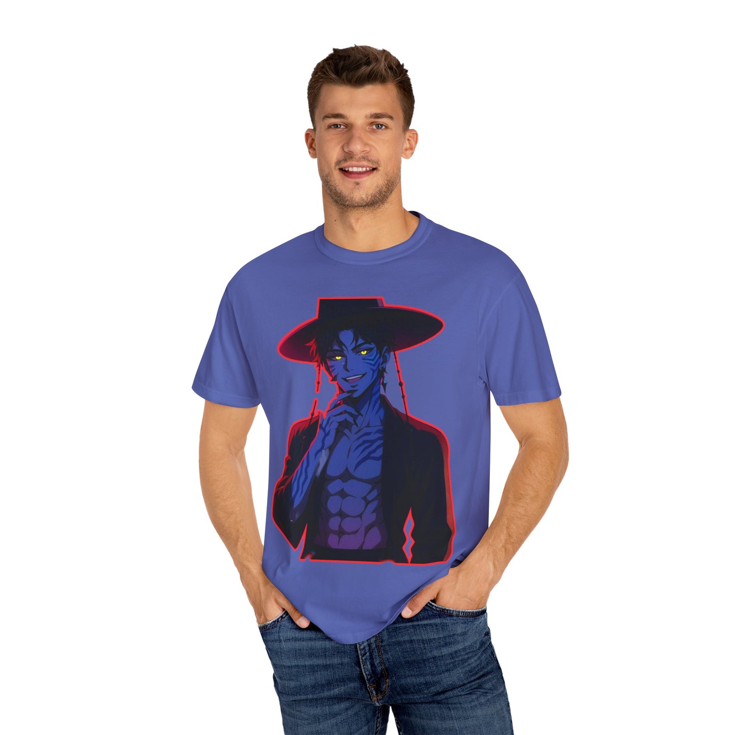 Kpop Anime-Inspired Unisex T-Shirt, Retro Anime Tee, Cool Graphic Shirt, Gift for Anime Lovers, Fashionable Streetwear