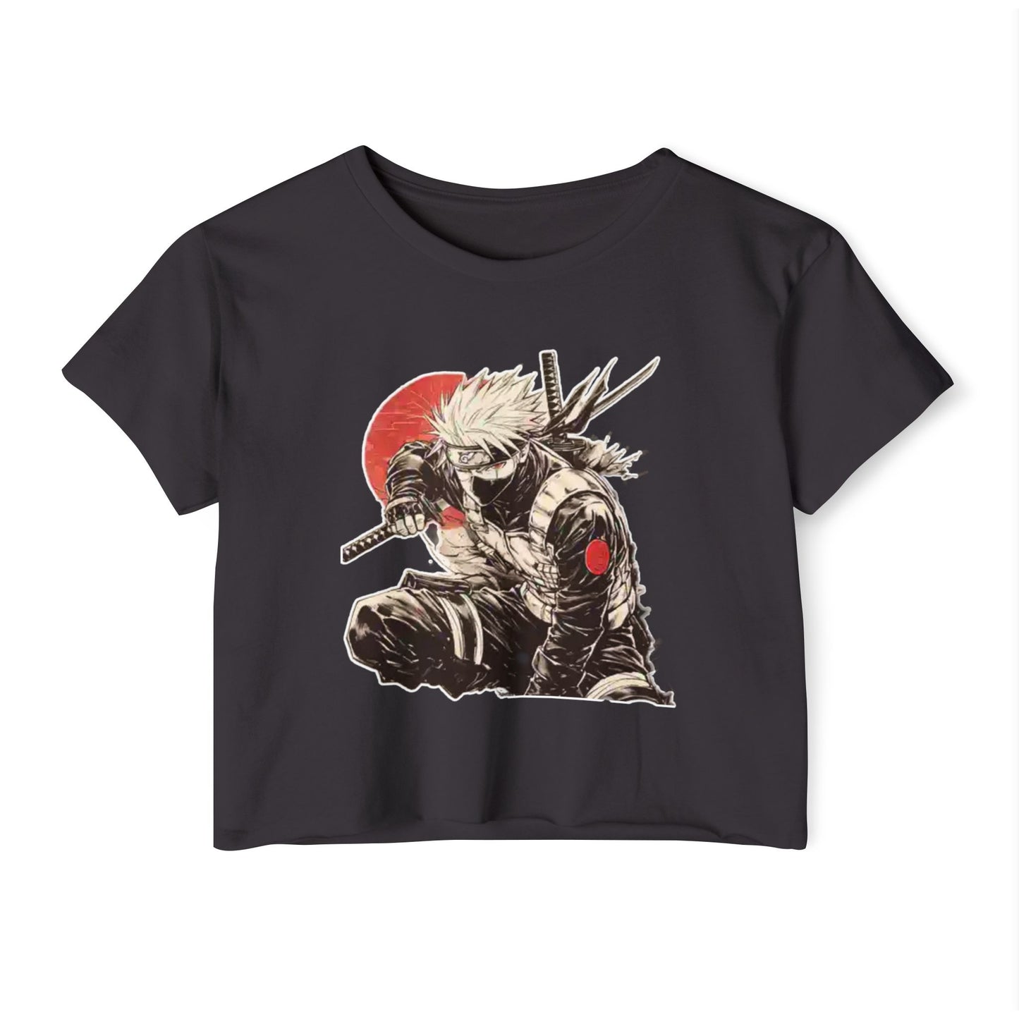 Anime-Inspired Women's naruto 2 Festival Crop Top, Trendy Crop Top, Cute Streetwear, Gift for Anime Lovers, Summer Festival Outfit, Edgy Anime Tee
