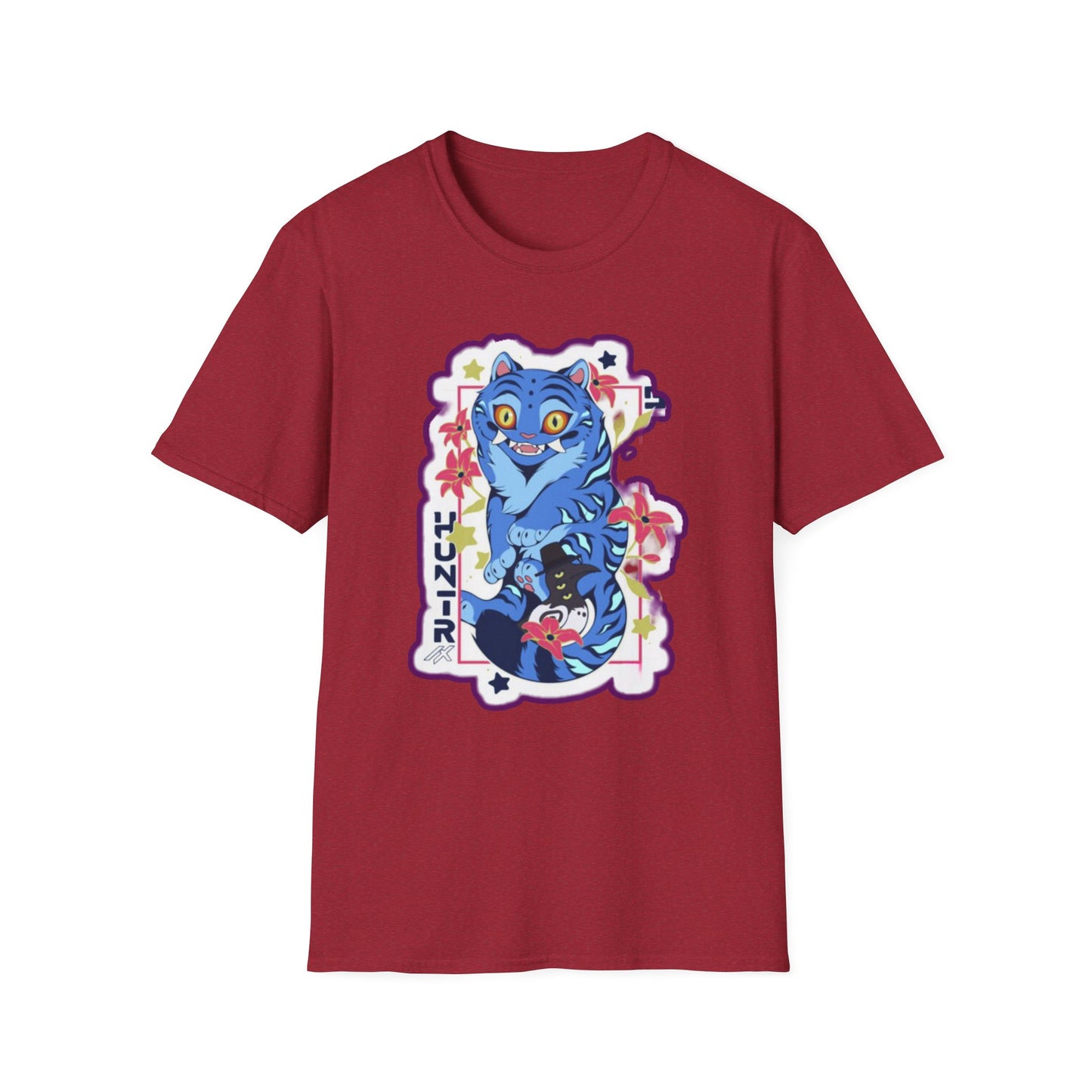 Whimsical Cartoon idol tiger 2 Graphic T-Shirt, Fun Unisex Tee for Kids and Teens, Perfect for Birthdays, Gifts, Casual Wear, Unique Playful Design
