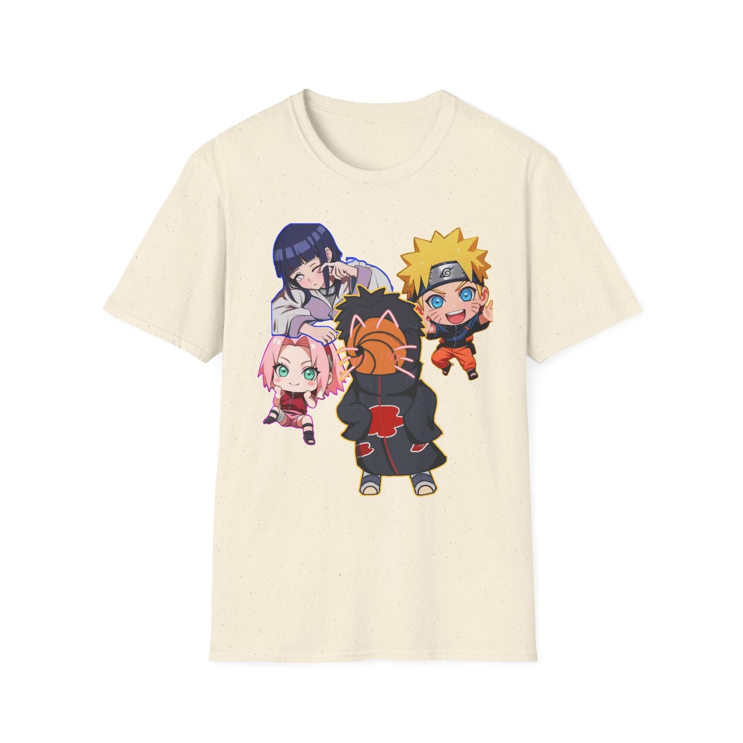 Anime Character Naruto 3T-Shirt, Softstyle Tee for Fans, Gift for Comic Lovers, Unisex Casual Shirt, Birthday Celebration Apparel, Otaku Fashion