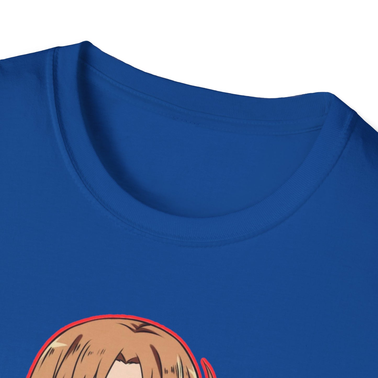 Anime Character Pancakes sao Unisex Softstyle T-Shirt, Cute Graphic Tee, Gift for Fans, Casual Wear, Cosplay Event