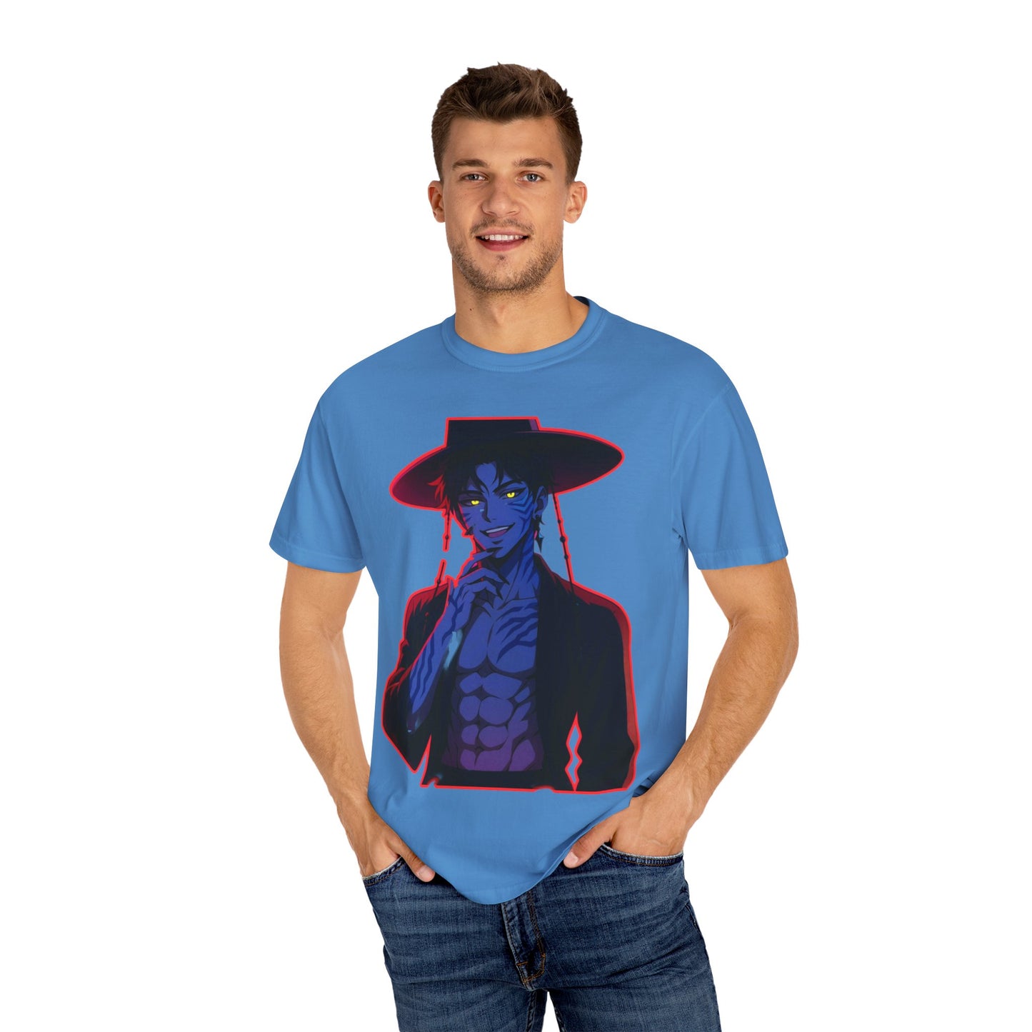 Kpop Anime-Inspired Unisex T-Shirt, Retro Anime Tee, Cool Graphic Shirt, Gift for Anime Lovers, Fashionable Streetwear