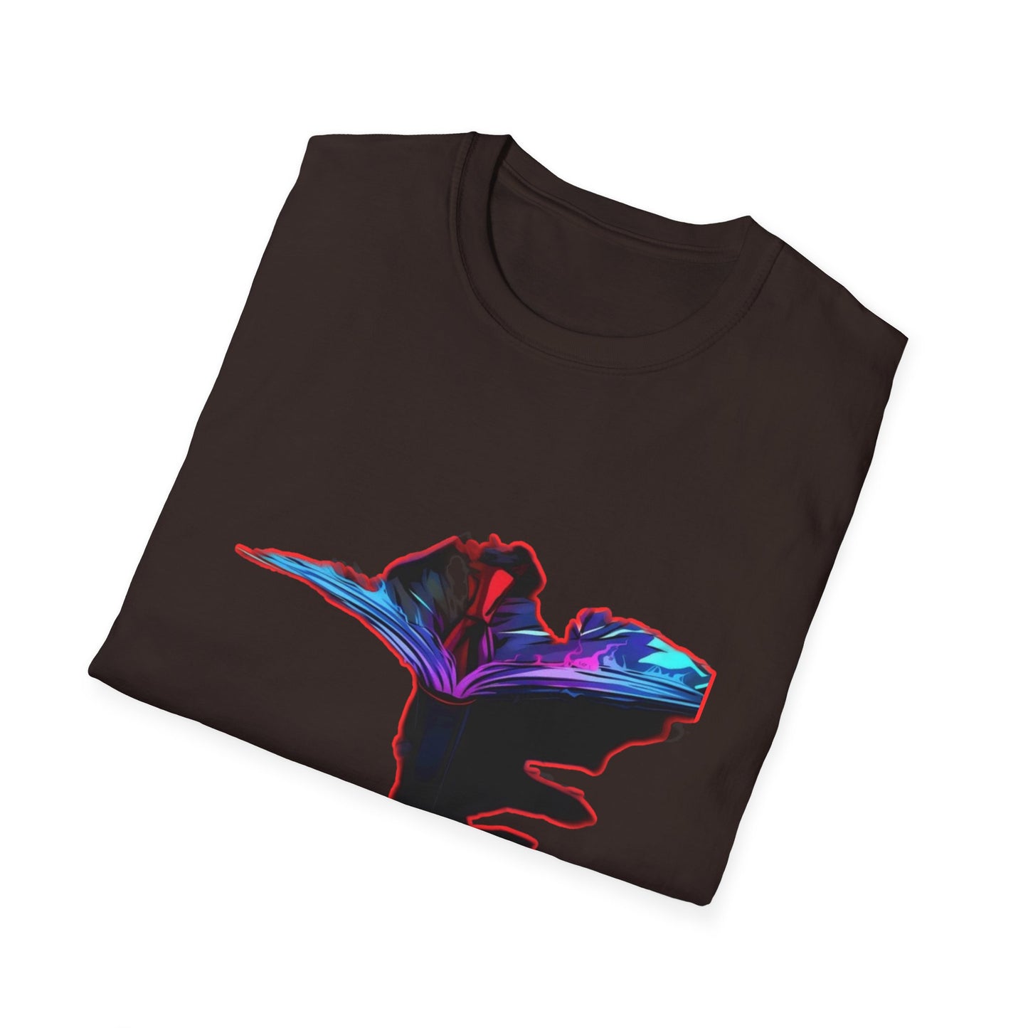 Dn Colorful Artistic Michigan Unisex Softstyle T-Shirt, Casual Wear, Unique Gift, Summer Outfit, Birthday Present, Art Lover's Tee