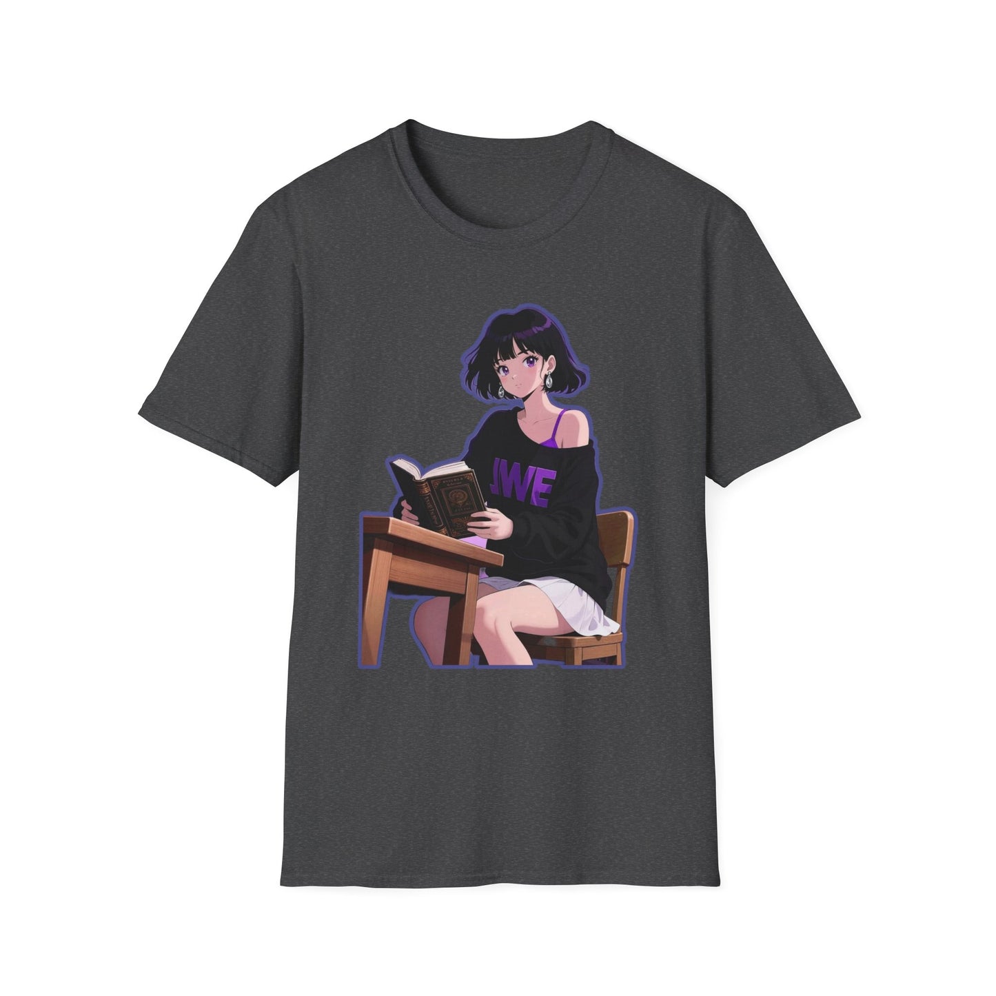 Charming Anime sailor moon 5 Reader T-Shirt | Perfect for Book Lovers, Gift for Students, Cozy Wear, Casual Style, Unique Tee