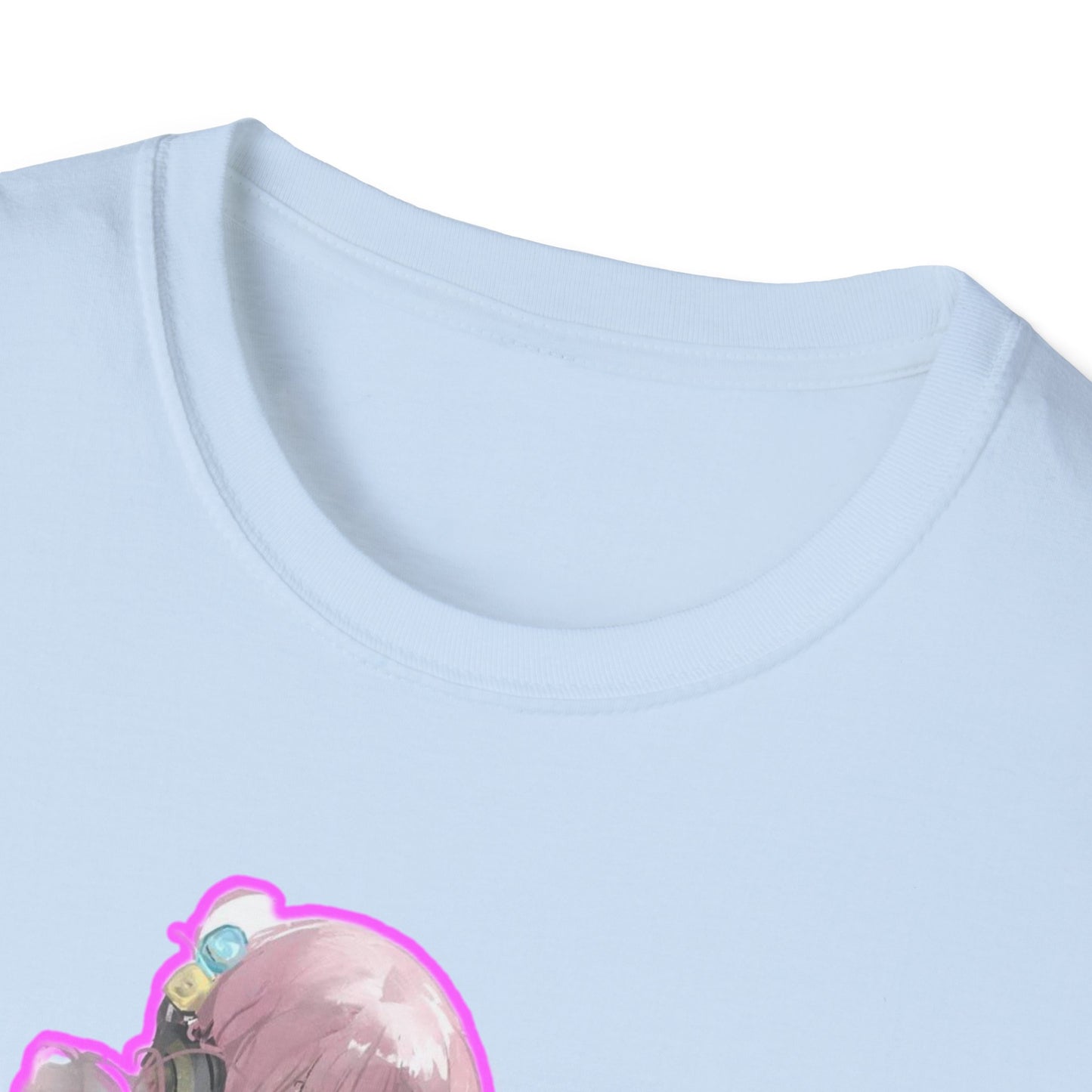Cool Gamer Girl T-Shirt, Anime Tee, Unisex Softstyle Shirt for Game Lovers, Gift for Birthdays, Casual Wear, Fun Streetwear