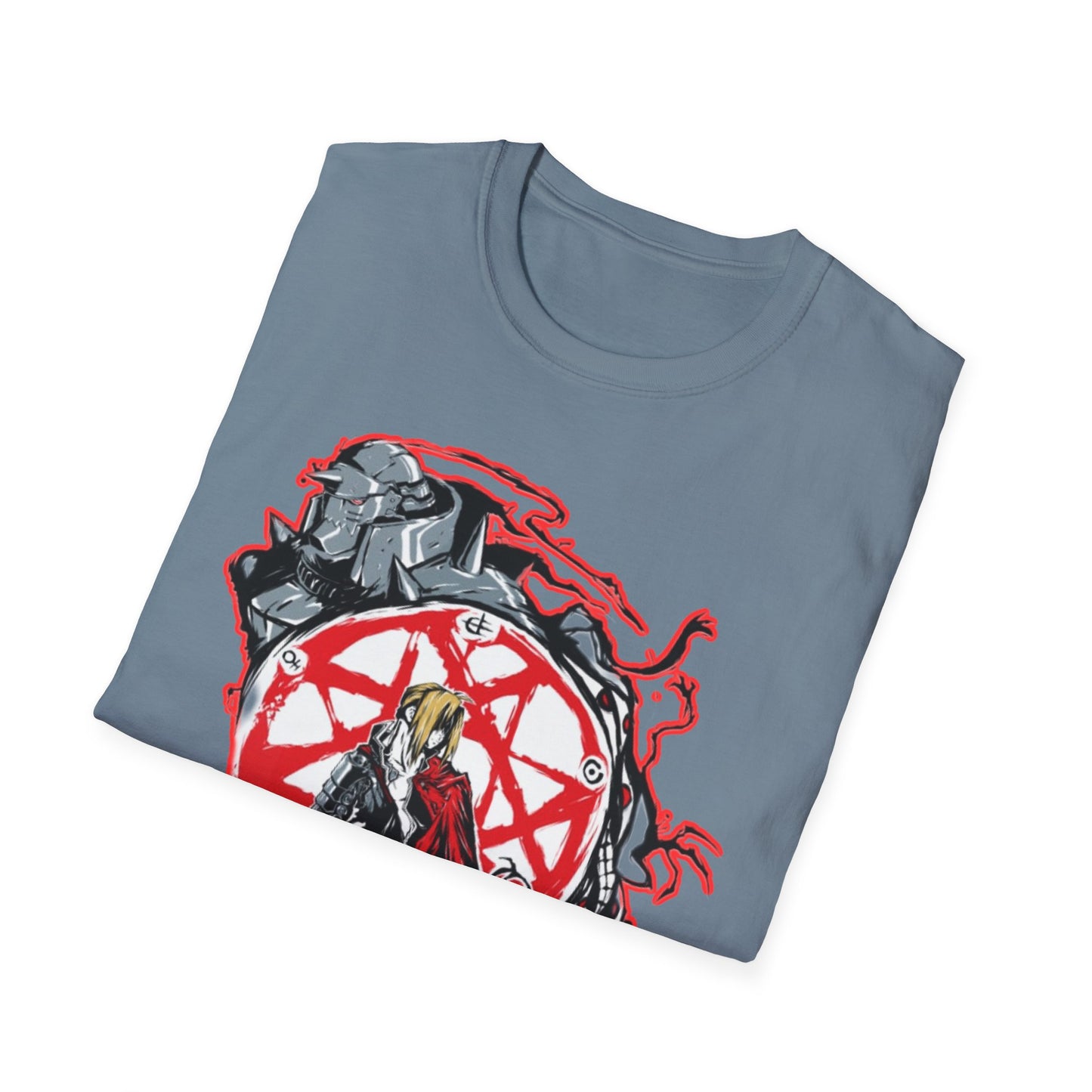 Unisex Graphic Tee fma - Vintage Norse Mythology Design, Casual Wear, Gift for Fans, Birthday, Everyday Style, Cosplay
