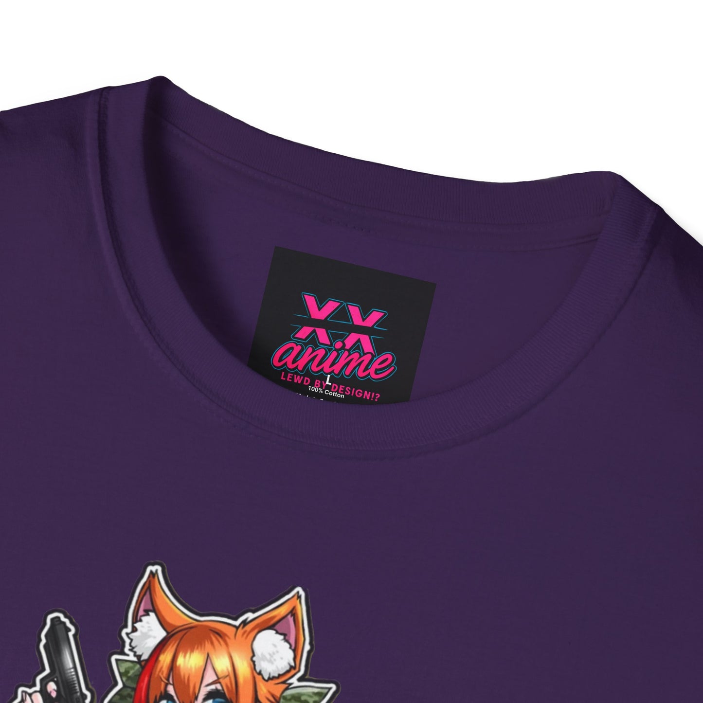 Anime lewd Graphic Tee, Casual Unisex T-Shirt, Trendy Character Shirt, Cute Gift for Anime Lovers, Streetwear for Fans