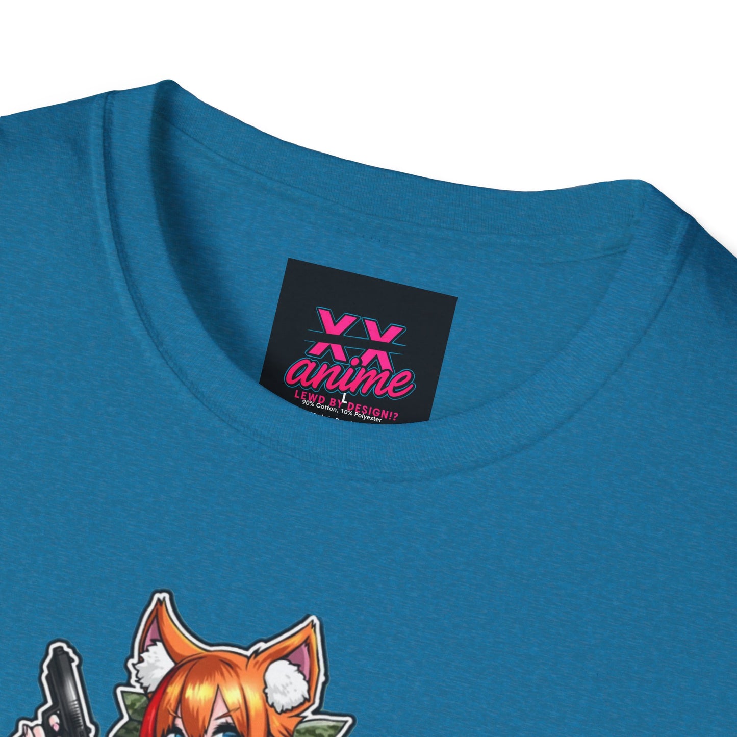 Anime lewd Graphic Tee, Casual Unisex T-Shirt, Trendy Character Shirt, Cute Gift for Anime Lovers, Streetwear for Fans