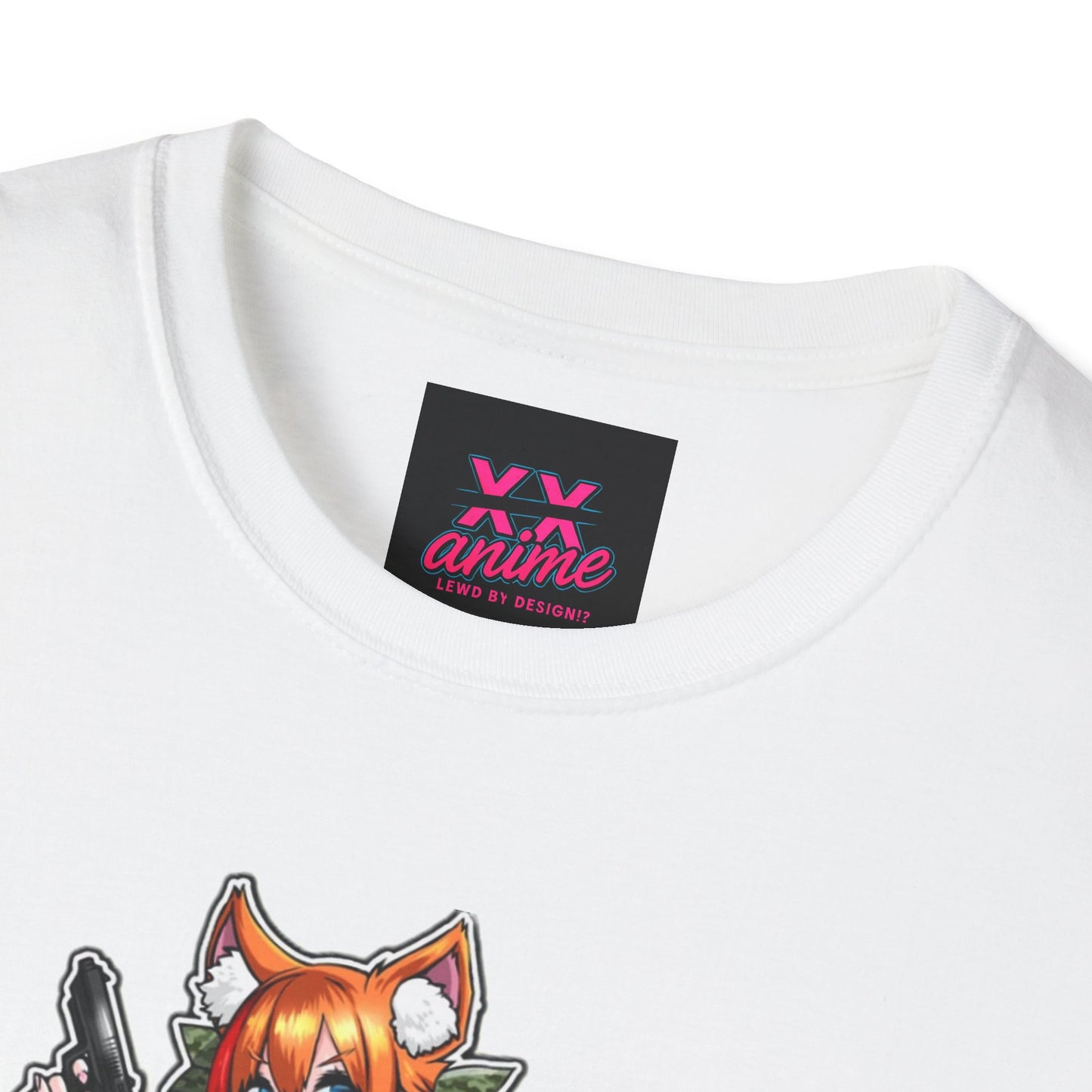 Anime lewd Graphic Tee, Casual Unisex T-Shirt, Trendy Character Shirt, Cute Gift for Anime Lovers, Streetwear for Fans