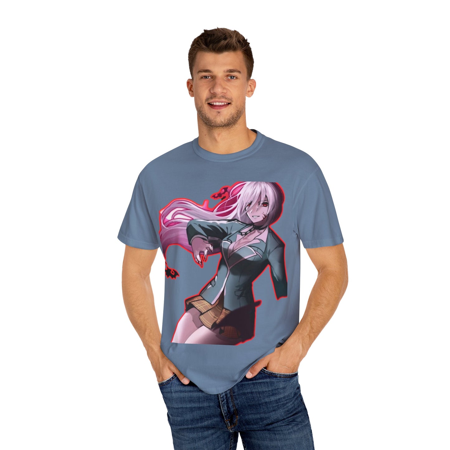 Anime-Themed T-Shirt Featuring Bold Artwork