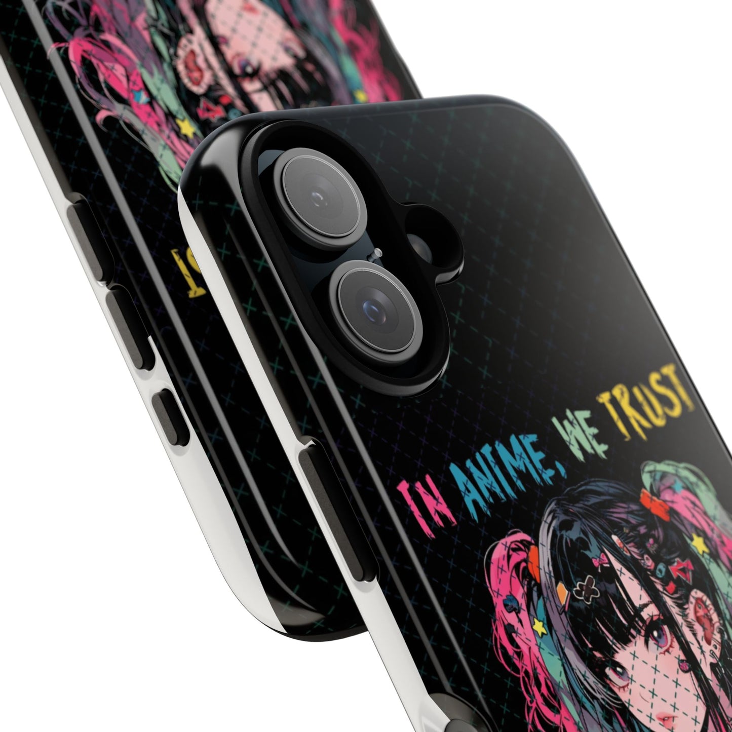 Anime Art Phone Case, Tough Cases, In Anime We Trust, Geek Gift, Aesthetic Phone Cover, Pop Culture Accessory