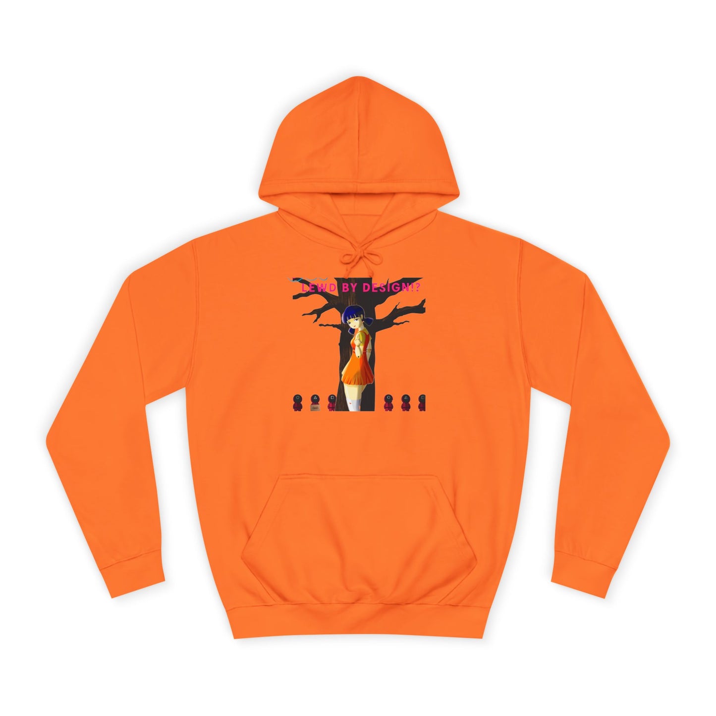 Trendy Anime College Hoodie, Cozy Unisex Sweatshirt, Perfect Gift for Students, Casual Streetwear, Unique Graphic Pullover