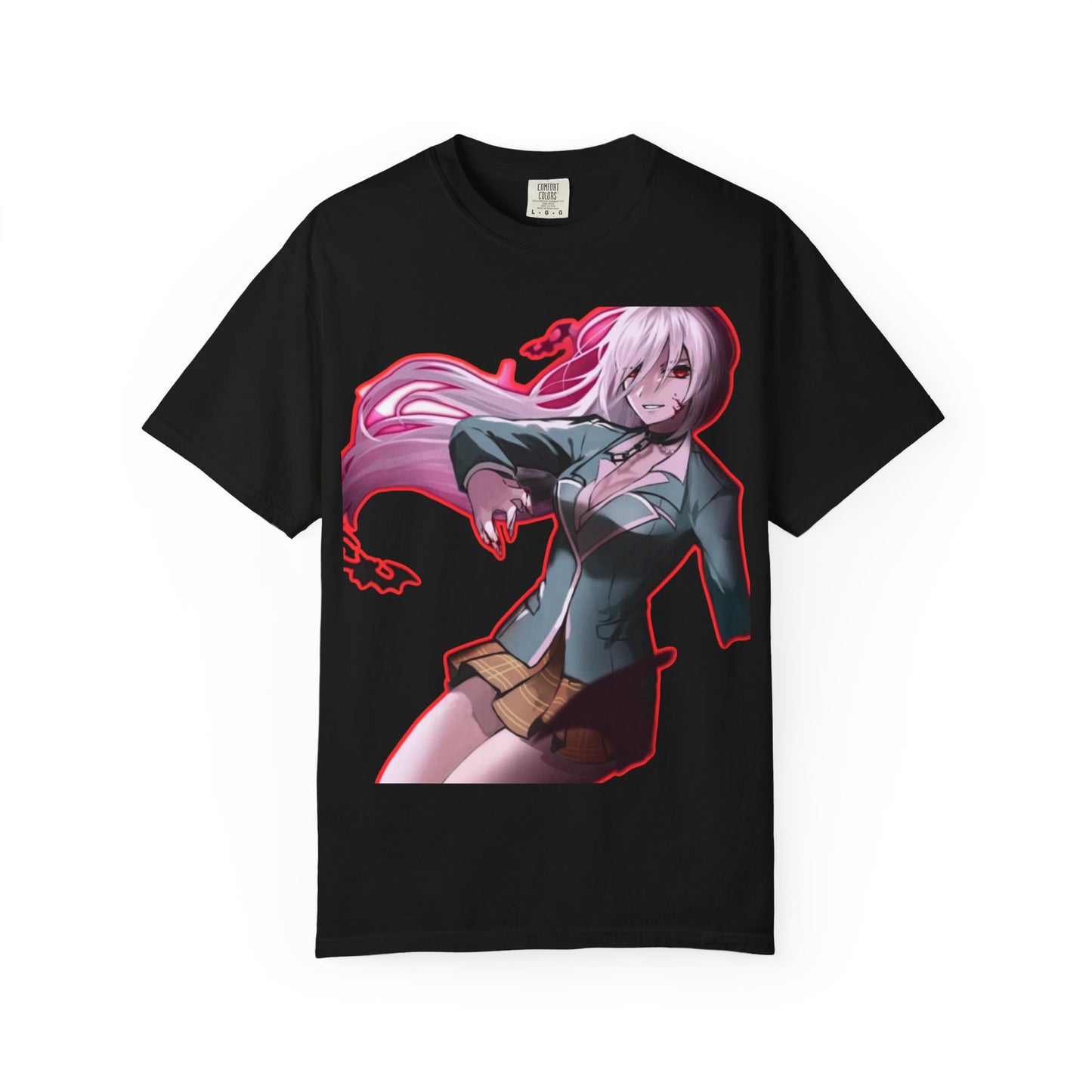 Anime-Themed T-Shirt Featuring Bold Artwork