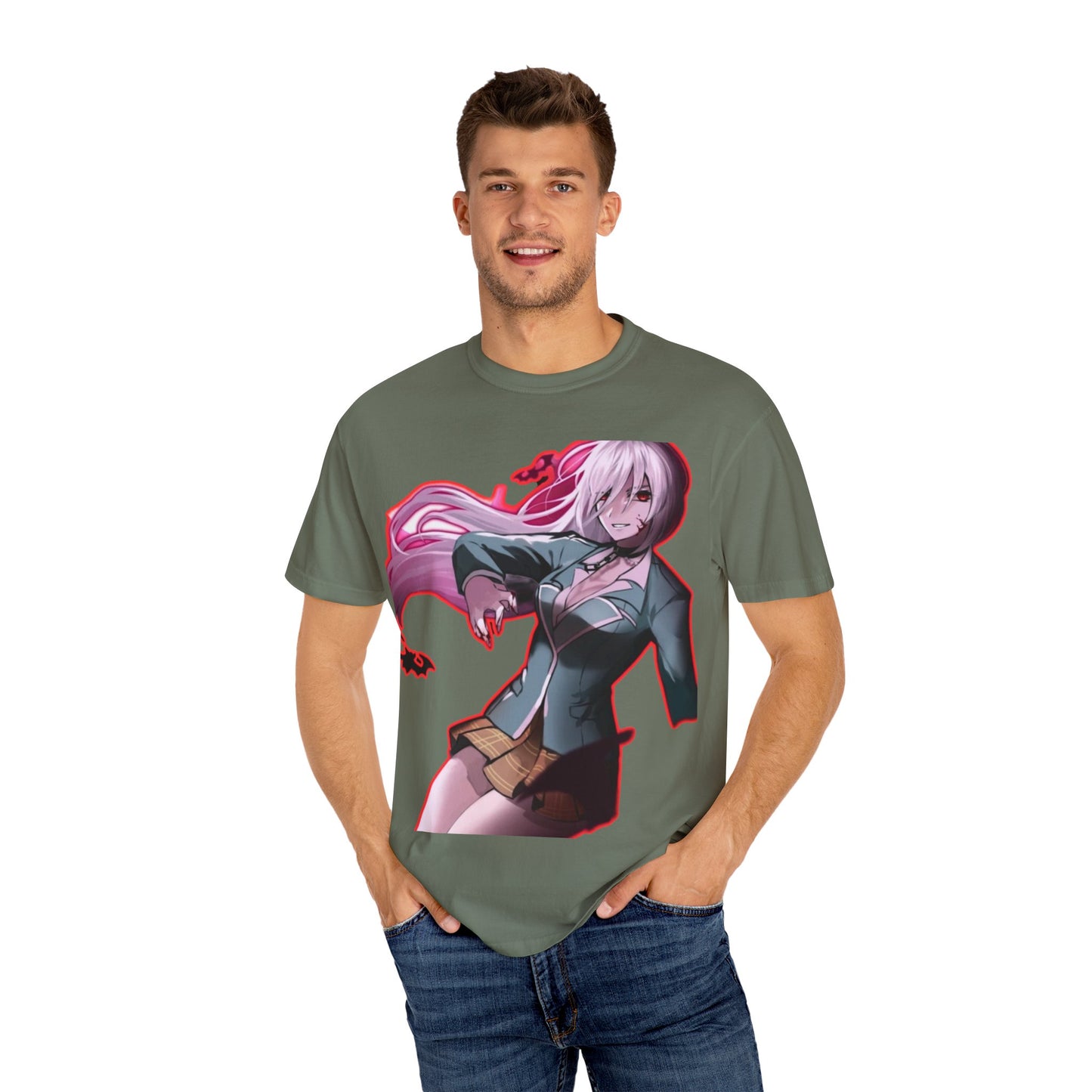 Anime-Themed T-Shirt Featuring Bold Artwork