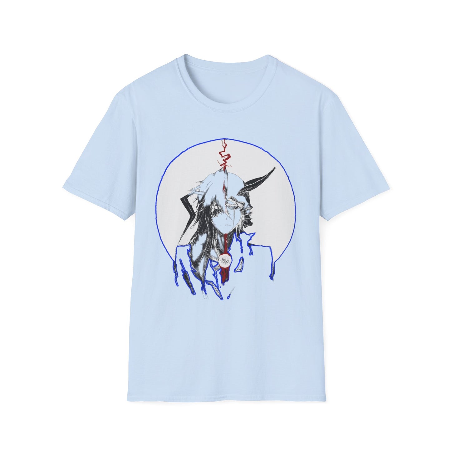 Anime-Inspired bleach 2 Unisex Softstyle T-Shirt, Comfortable Graphic Tee, Casual Wear, Gift for Anime Fans, Lightweight Summer Fashion