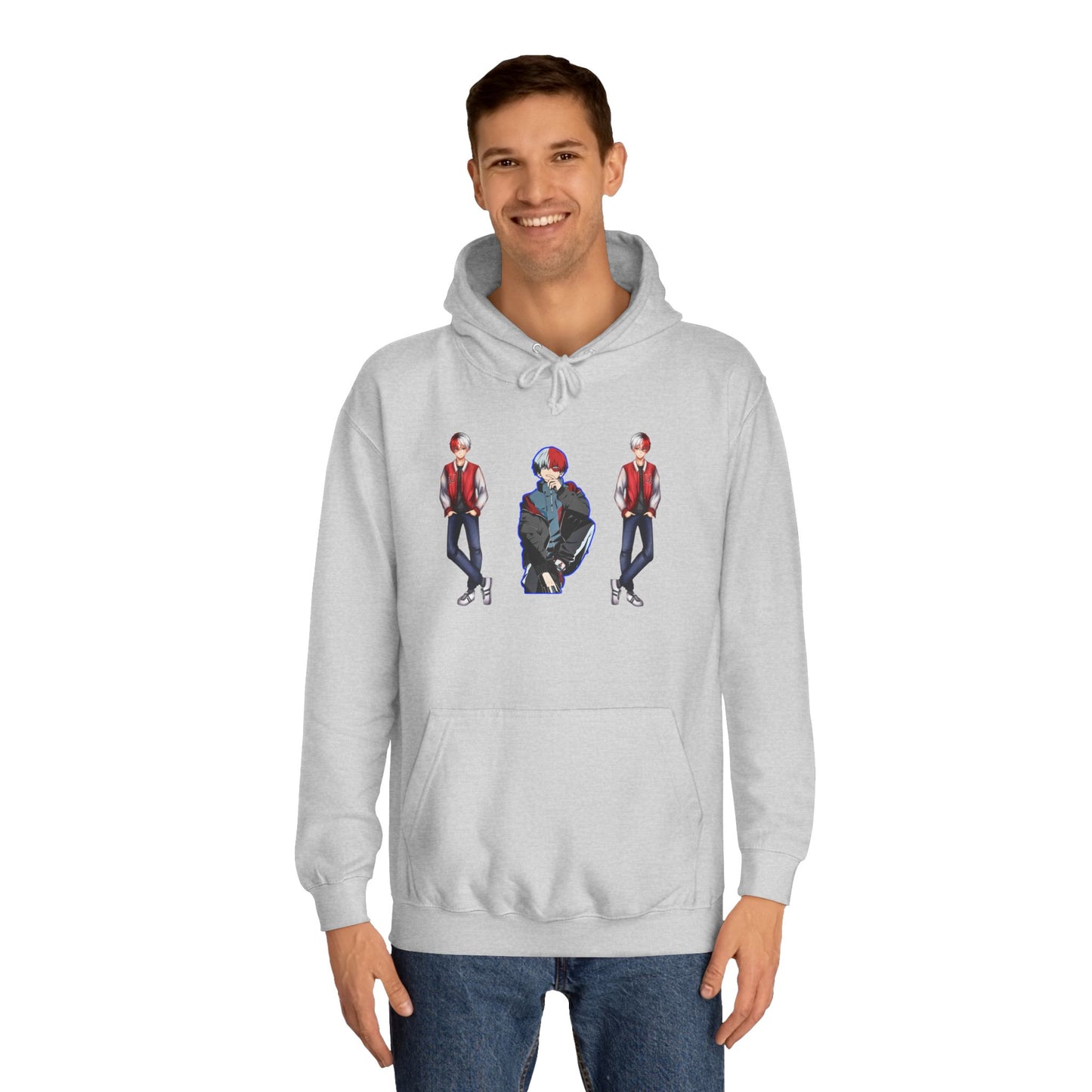 Hero school toto style Hoodie, Cozy Casual Wear, Gift for Students, Streetwear, Music Events, College Hoodie, Graphic Sweater