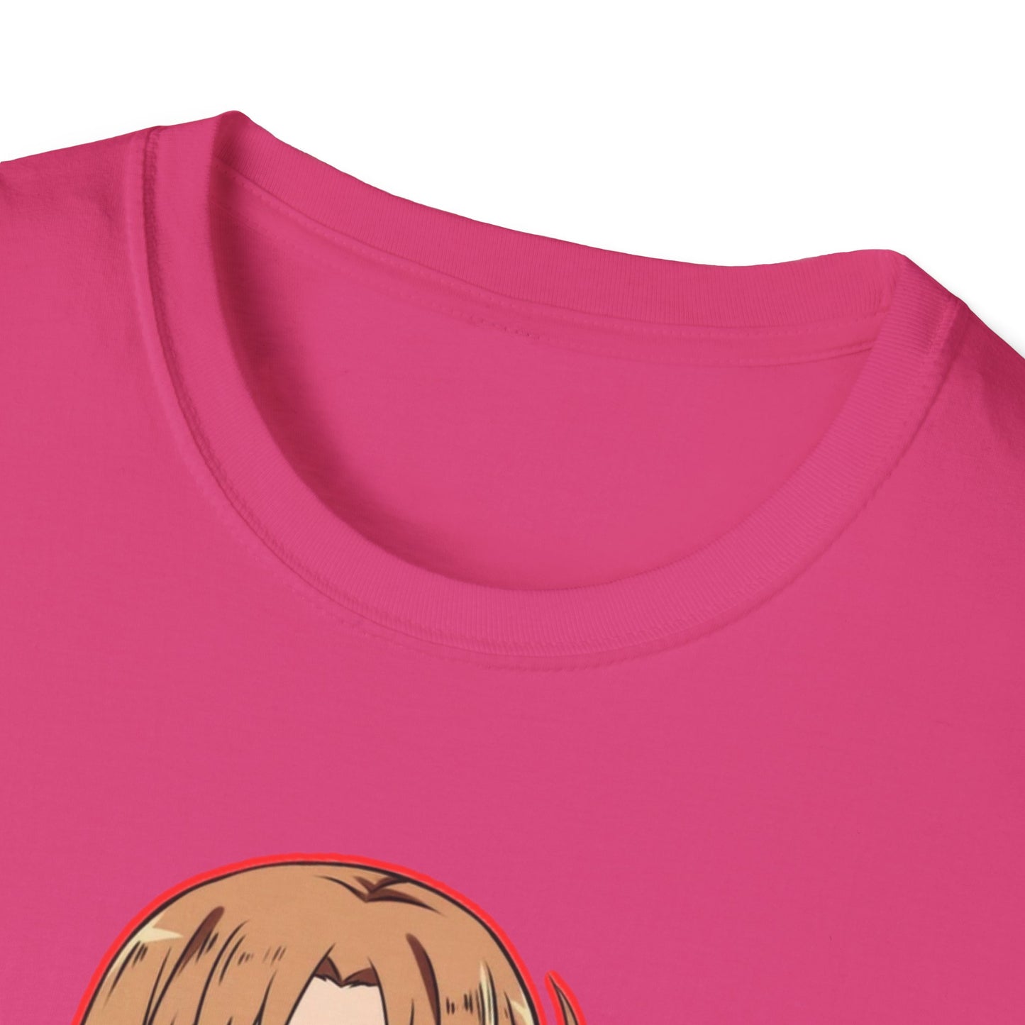 Anime Character Pancakes sao Unisex Softstyle T-Shirt, Cute Graphic Tee, Gift for Fans, Casual Wear, Cosplay Event