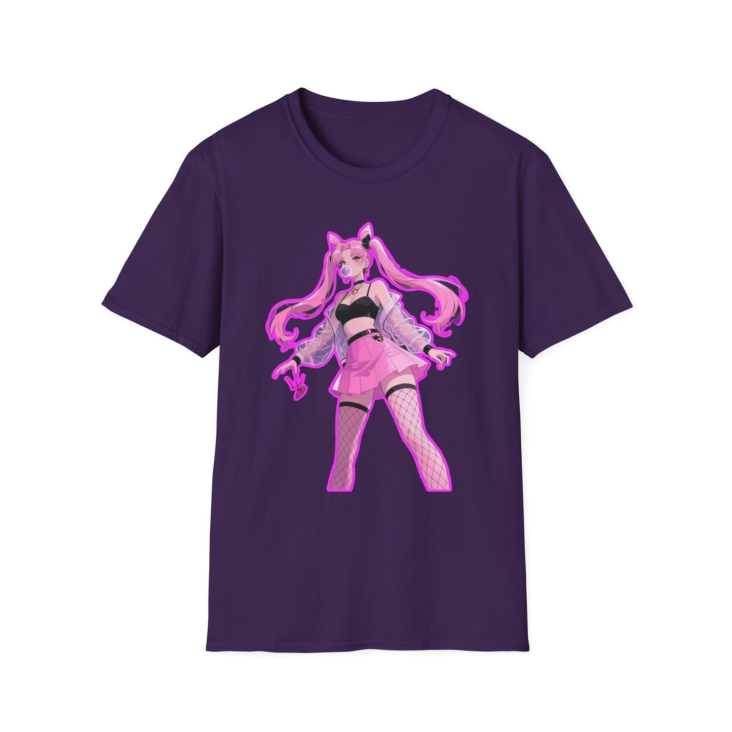 Cute Anime sailor moon 8 Girl Graphic Tee, Soft Cotton T-Shirt for Fans, Kawaii Apparel, Perfect Gift for Anime Lovers, Cosplay Top, Festival Wear