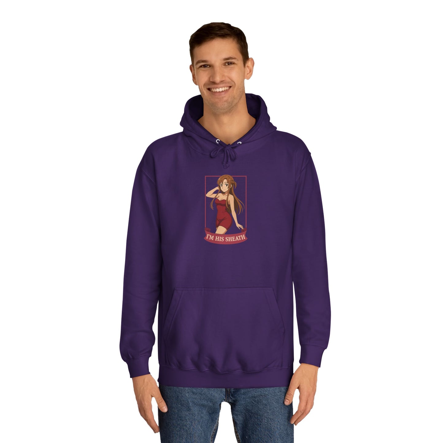 Anime-Inspired Unisex College Hoodie, Comfortable Casual Wear, Unique Graphic Sweatshirt, Trendy Gifts for Students, Streetwear Style