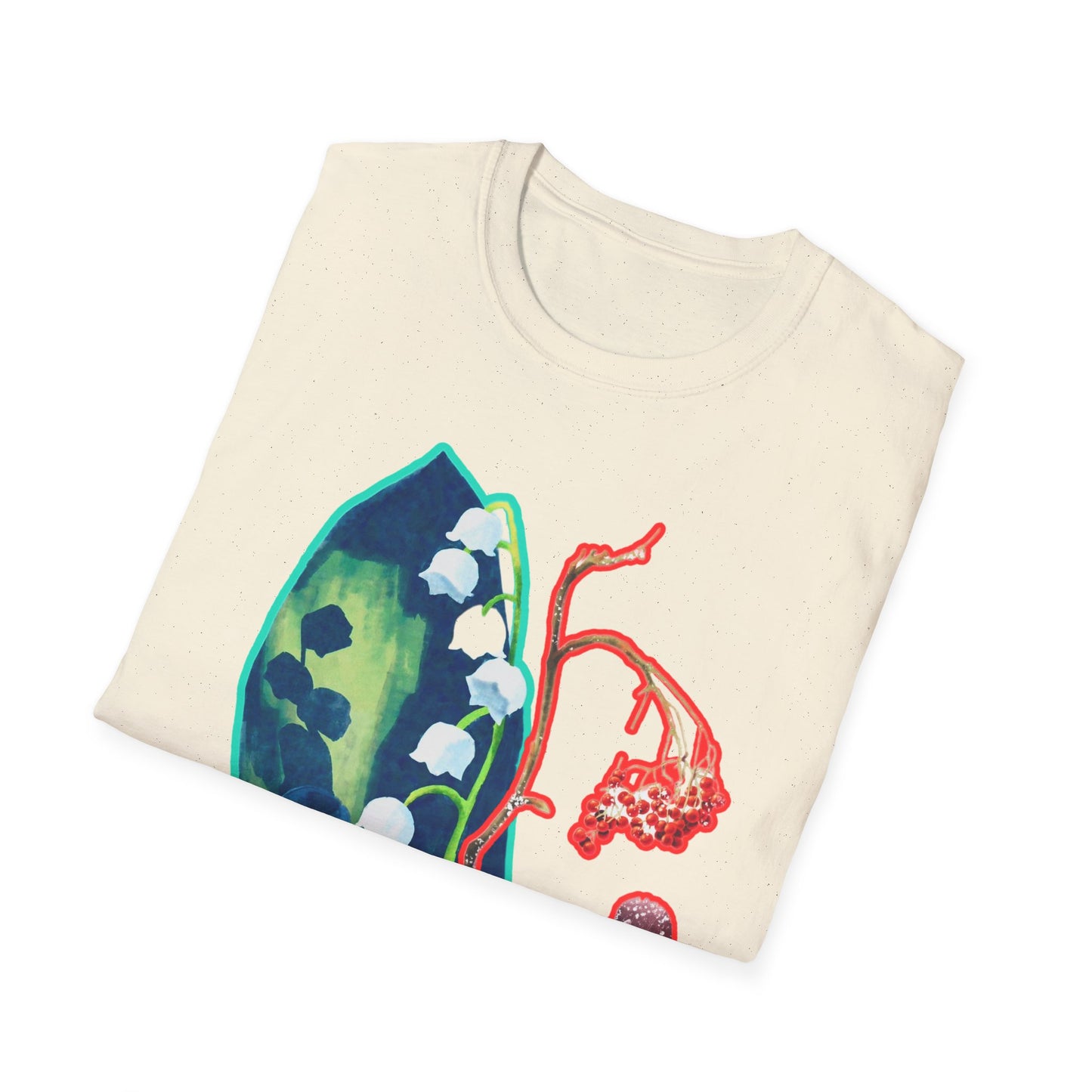 Artistic Unisex erased 5 Softstyle T-Shirt | Unique Graphic Tee, Gift for Art Lovers, Trendy Fashion, Everyday Wear, Creative Style