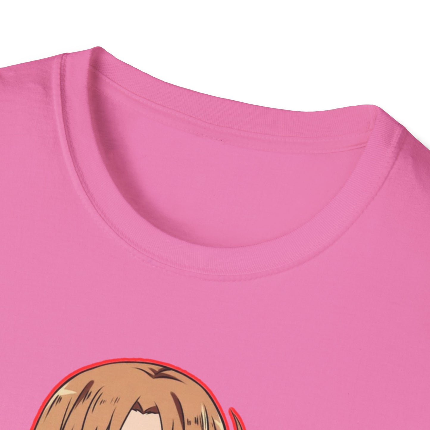 Anime Character Pancakes sao Unisex Softstyle T-Shirt, Cute Graphic Tee, Gift for Fans, Casual Wear, Cosplay Event