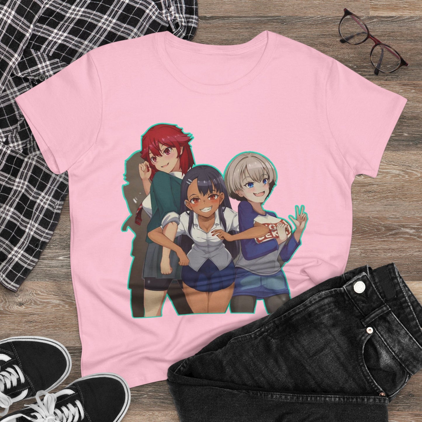 Anime-Inspired Tomo chan is a girl Women's Cotton Tee, Casual Graphic Shirt, Cosplay Tee, Gift for Anime Fans, Cute Manga Shirt