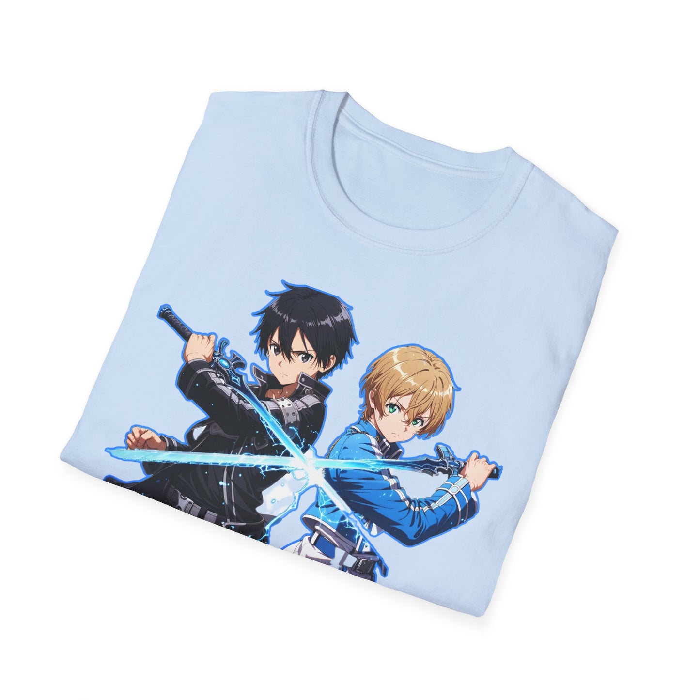 Anime-Inspired sao 10 Unisex Softstyle T-Shirt, Casual Wear, Gift for Otaku, Birthday Present, Soft Graphic Tee
