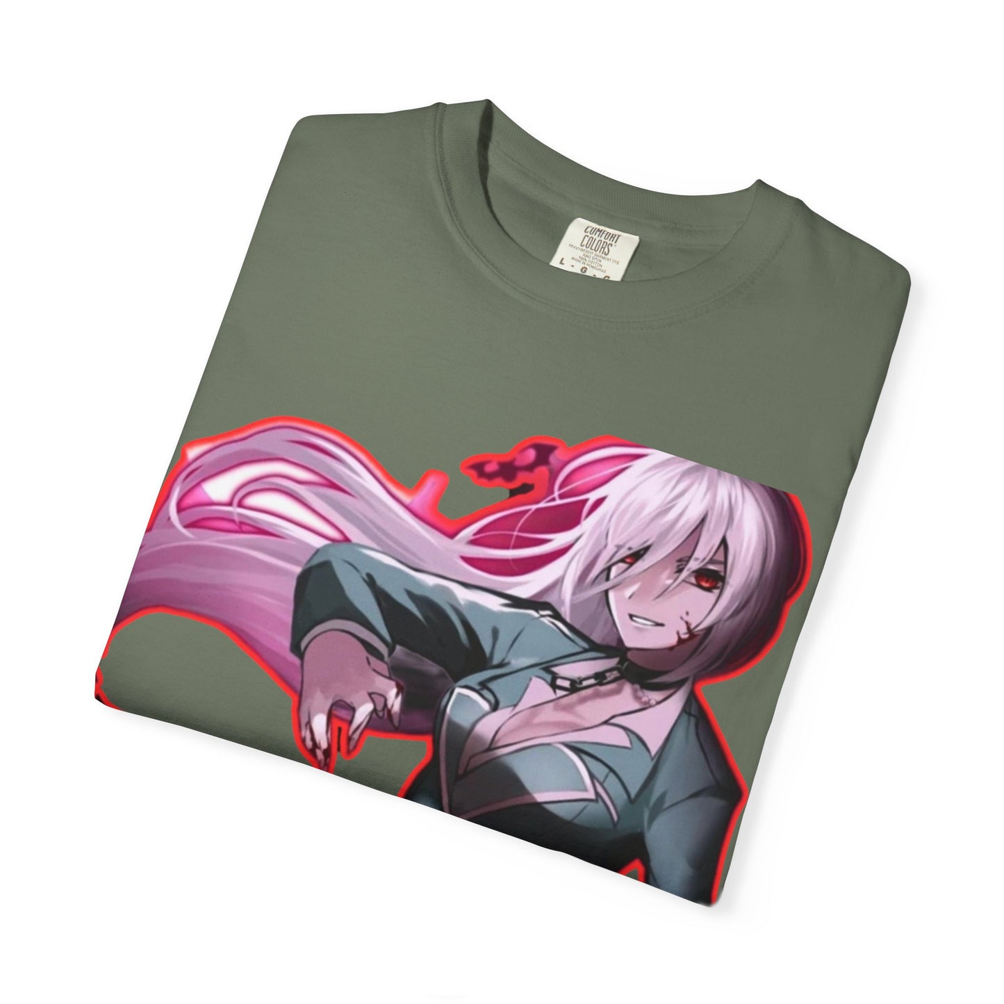 Anime-Themed T-Shirt Featuring Bold Artwork