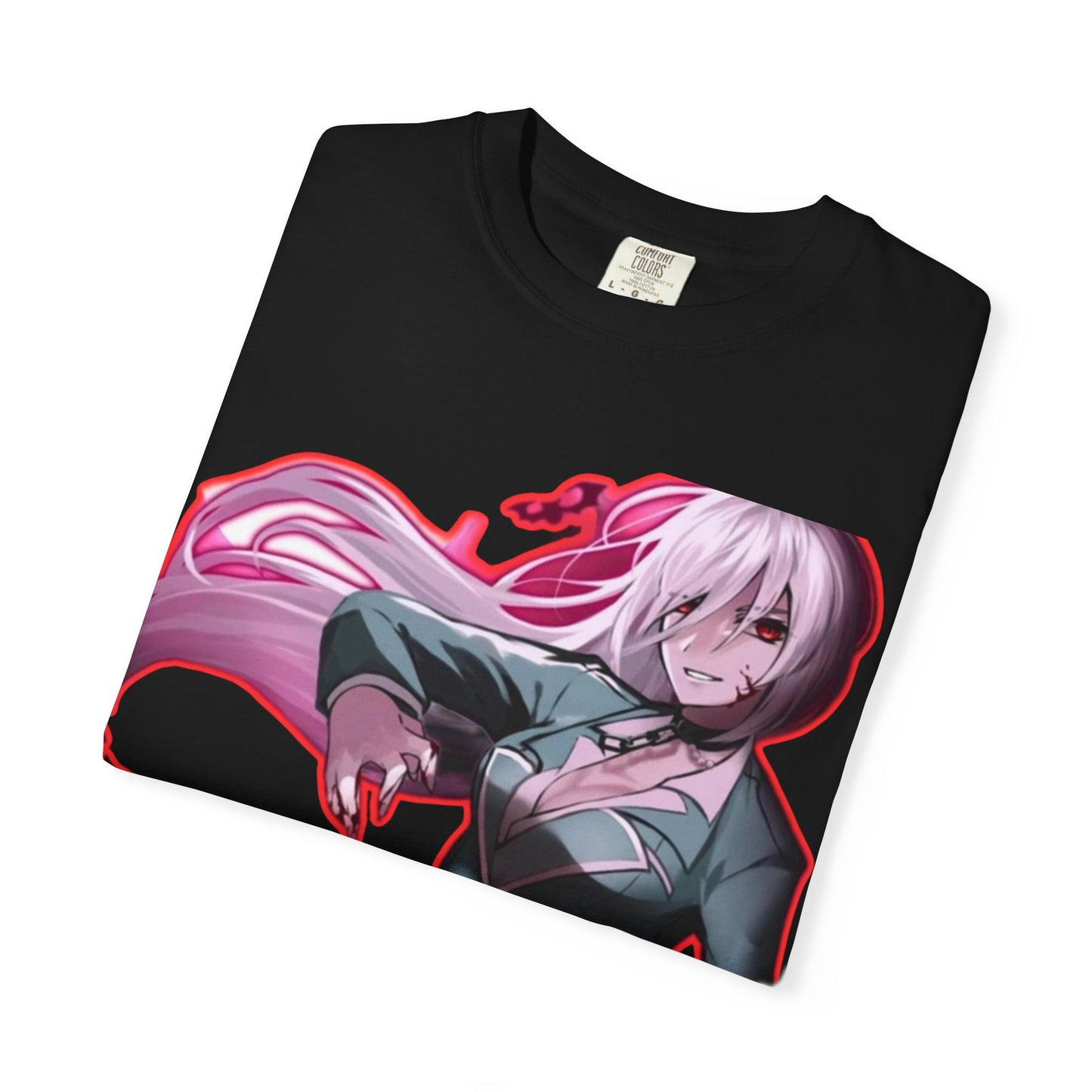Anime-Themed T-Shirt Featuring Bold Artwork