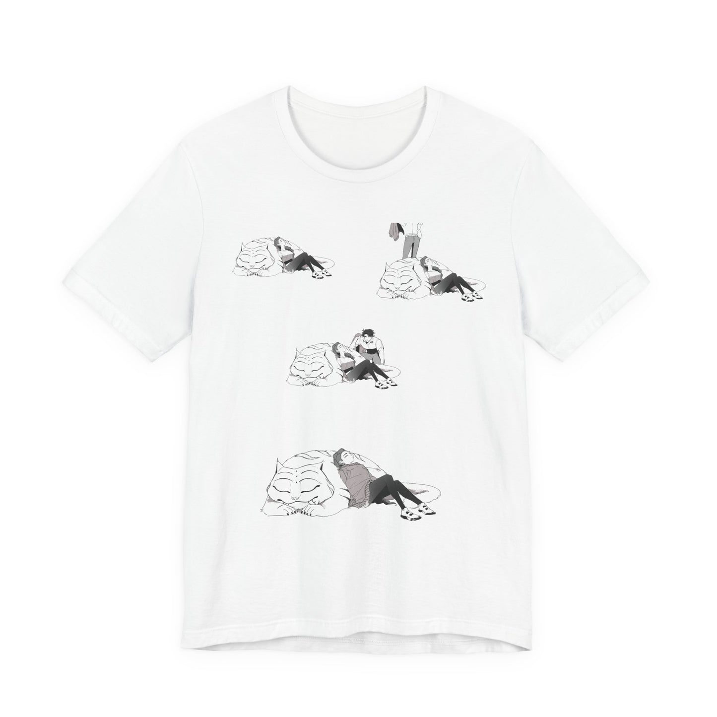 Unisex Relaxed Graphic Tee - Vintage Art, Casual Wear, Gift for Animal Lovers, Fun Everyday T-Shirt, Unique Art Shirt