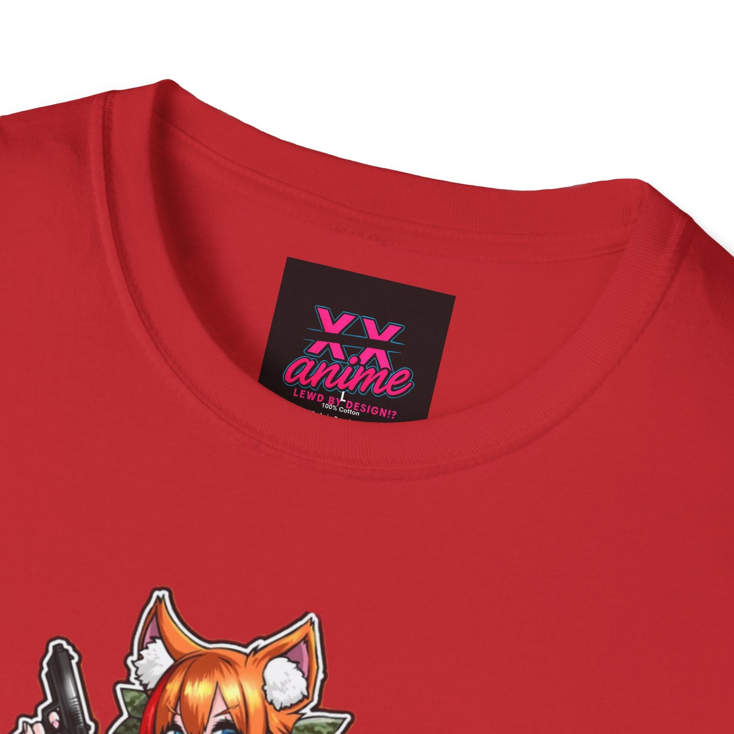 Anime lewd Graphic Tee, Casual Unisex T-Shirt, Trendy Character Shirt, Cute Gift for Anime Lovers, Streetwear for Fans