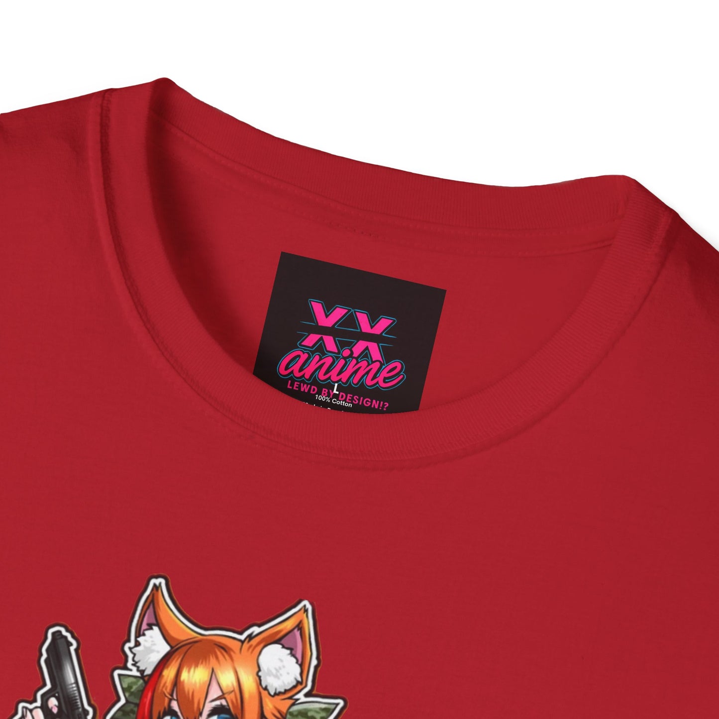 Anime lewd Graphic Tee, Casual Unisex T-Shirt, Trendy Character Shirt, Cute Gift for Anime Lovers, Streetwear for Fans